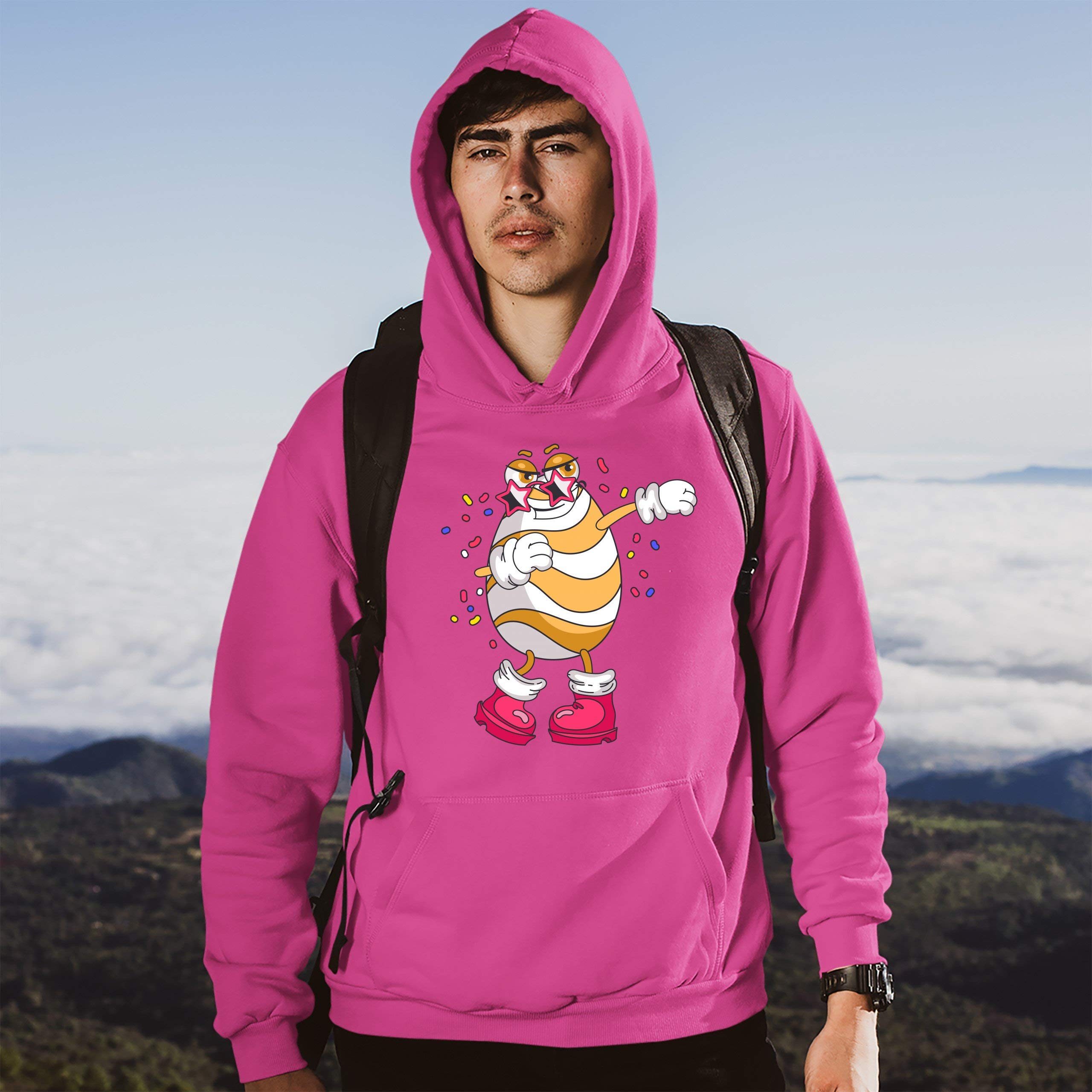 Funny Dabbing Egg Sweatshirt | Easter Party Hoodie | Cute Holiday Pullover | Perfect for Easter Celebrations, Costume Parties & Casual Wear