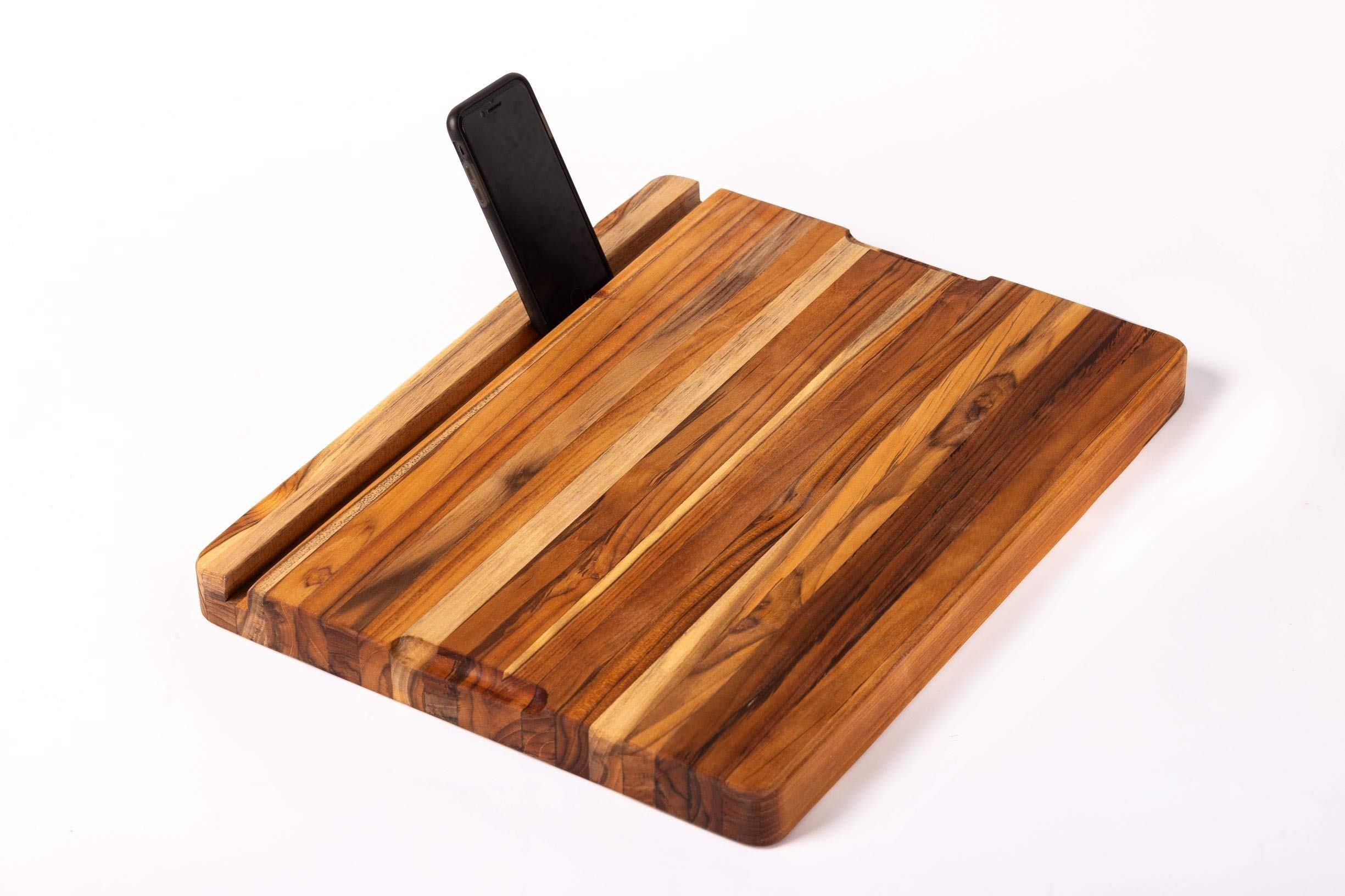 Premium Teak Edge Grain Large Rectangular Cutting Board - Durable Wood Chopping Board for Kitchen, Meat, Vegetables & Fruits - Perfect for Home Chefs & Professional Cooking