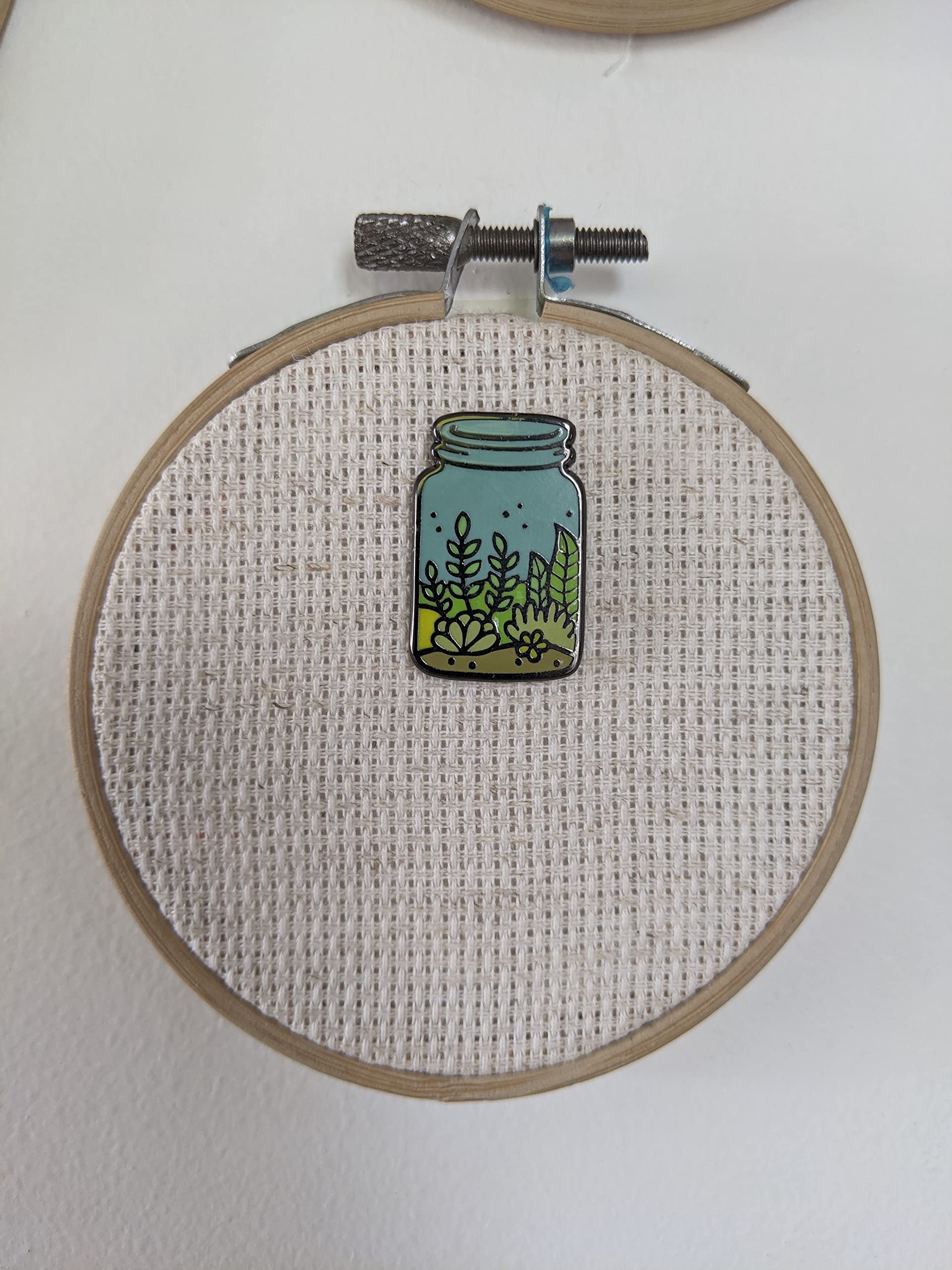 Terrarium Needle Minder - Magnetic Needle Holder for Embroidery & Sewing - Perfect for Crafting, Quilting, and Cross Stitch Projects