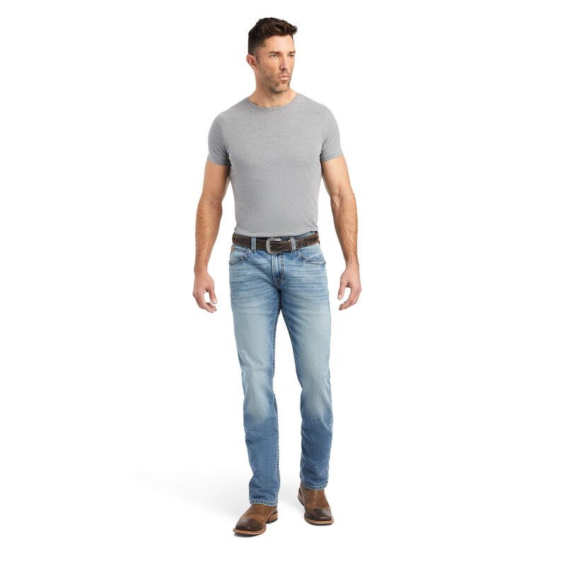 Ariat Men's M4 Relaxed Madera Straight Jean in Shasta - Comfortable & Durable Western Denim for Work, Riding & Casual Wear