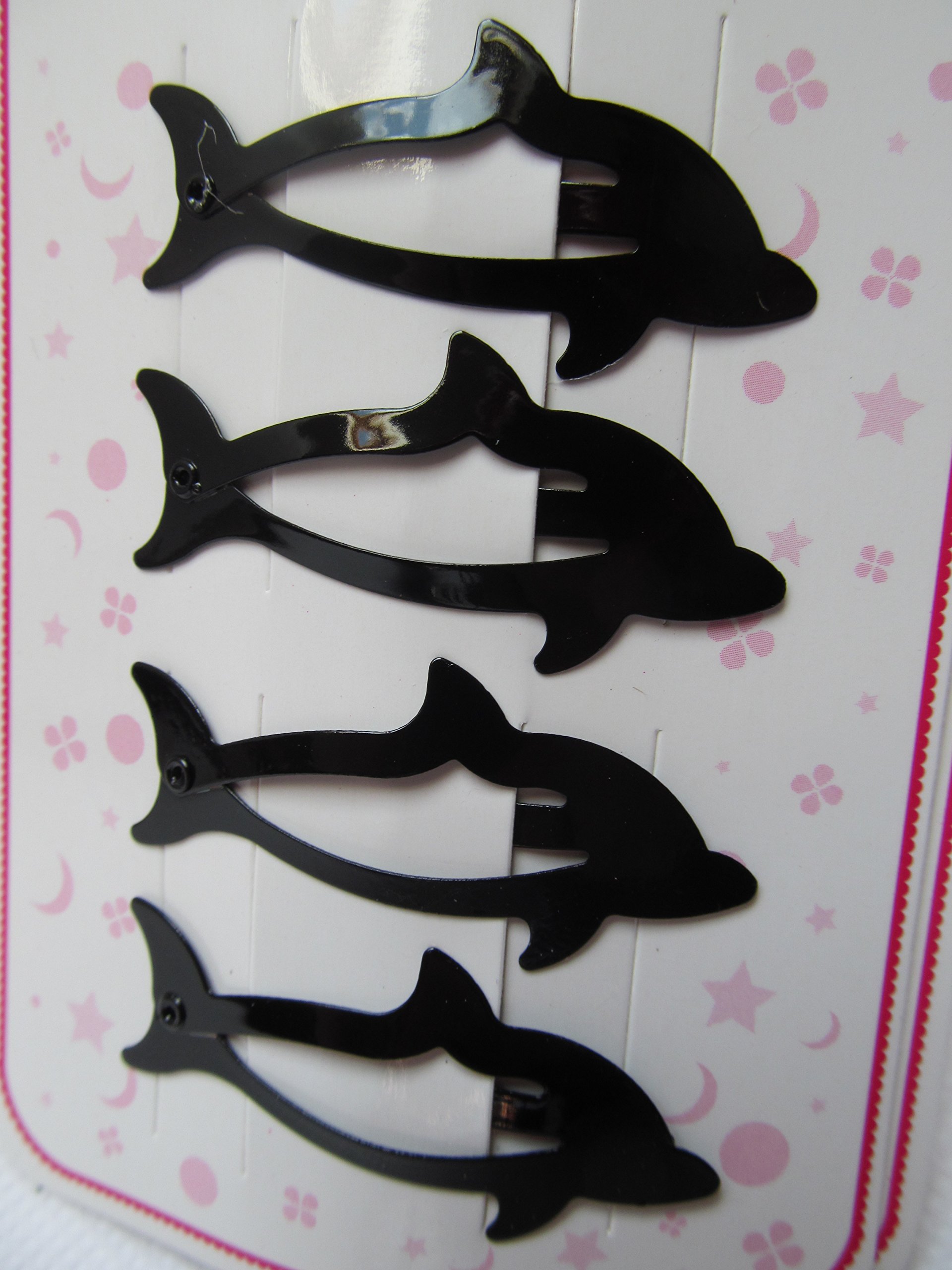 12 Pcs Girls Hair Clips Set - Snap Clips, Bendy Clips, Sleepy Clips with Cute Designs (Crowns, Dolphins, Bunnies) for Party, Gift Bags, School, Daily Hair Accessories by Fat-catz-copy-catz