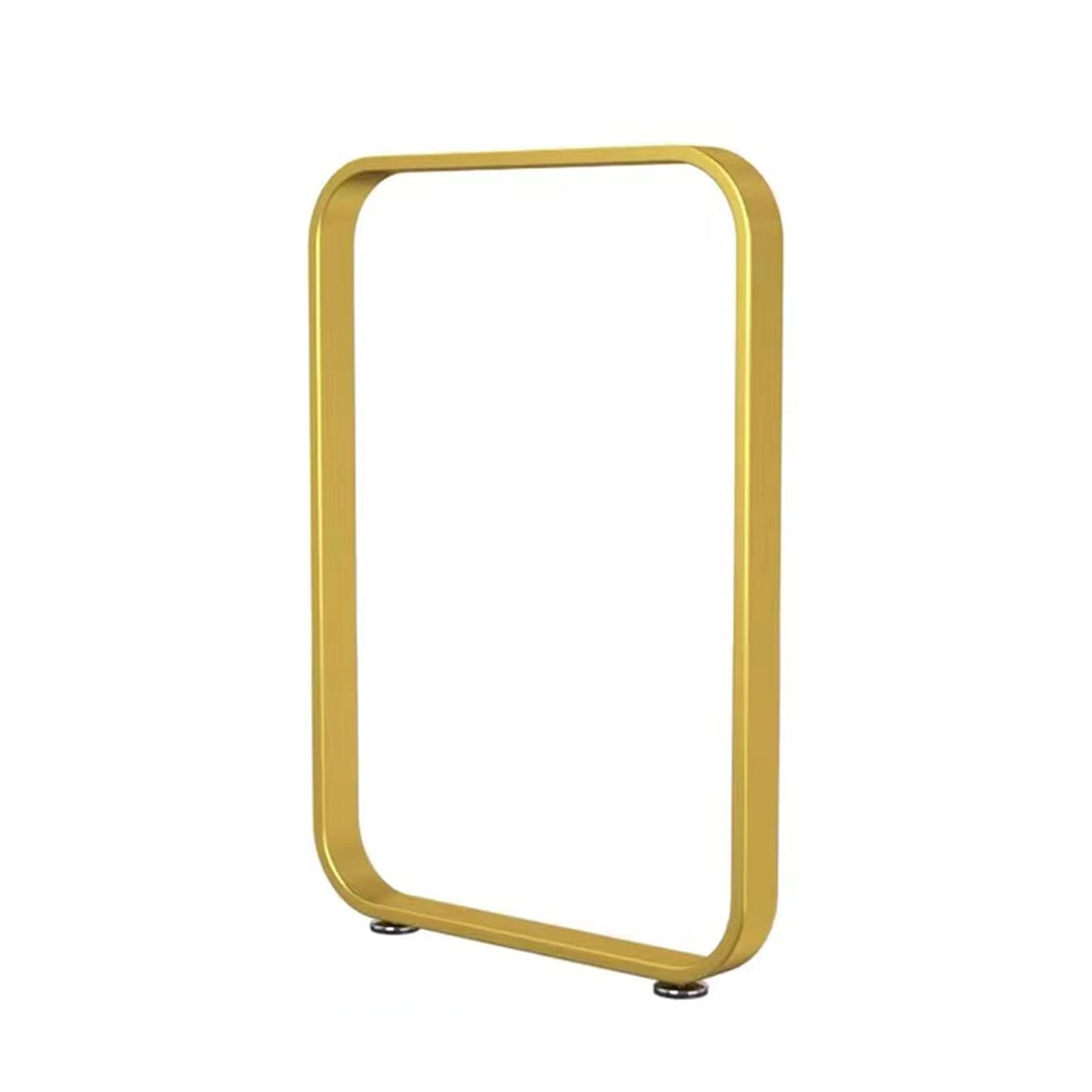 Gold Table Legs 29.5x28.5 Inch - Heavy Duty Iron Replacement Legs for Bar Counter, Dining Table, DIY Furniture, Bench - Compatible with Marble, Glass & Screw Board Tops - Perfect for Home Bar, Kitchen Island & Office Desks