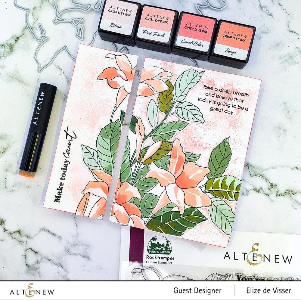 Build a Garden: Rocktrumpet & Add-on Die Bundle for Card Making and Scrapbooking - Perfect for DIY Greeting Cards, Home Decor, and Craft Projects