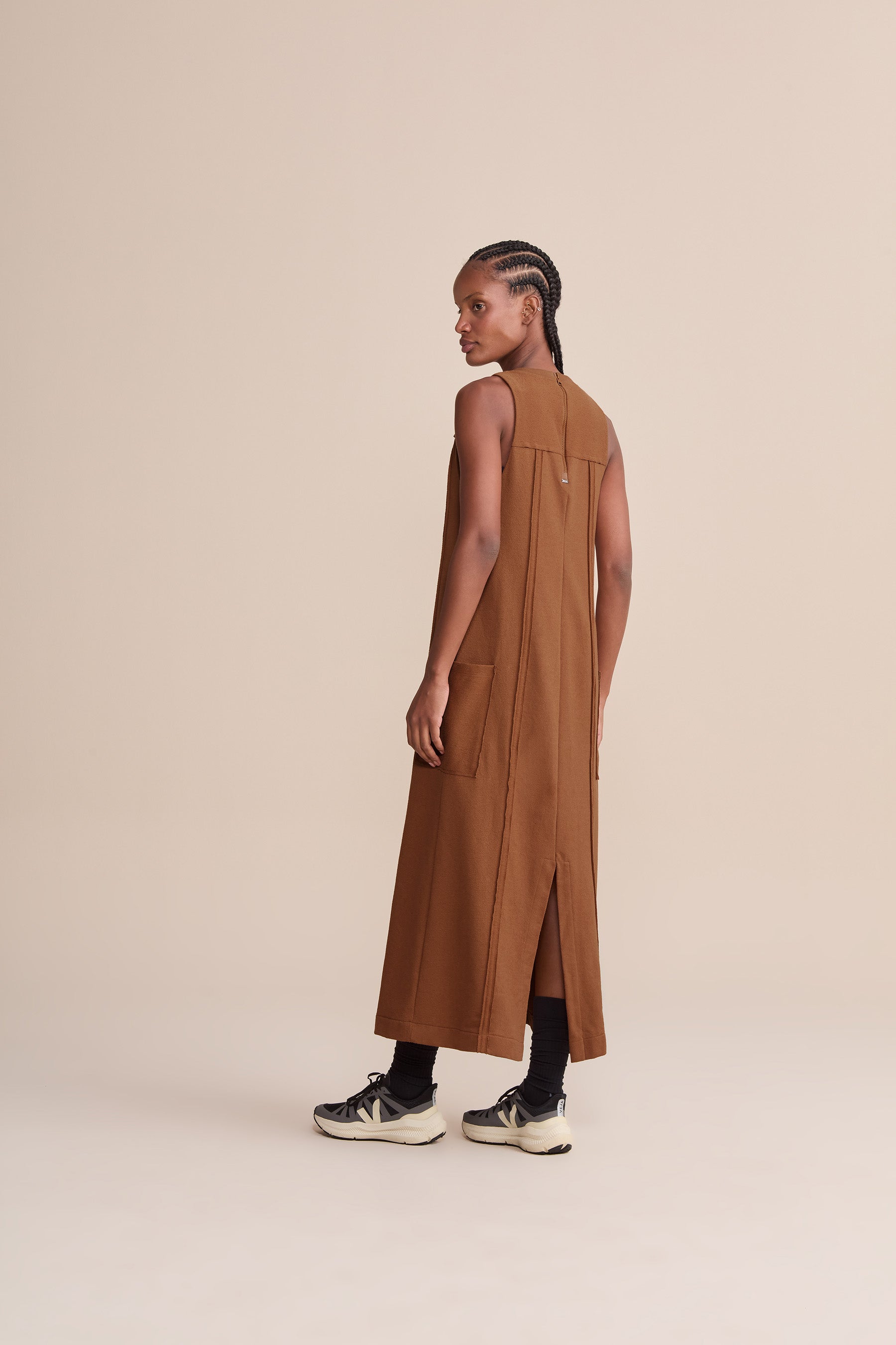 Soft Pure Midi Dress for Women - Elegant Flowy Summer Dress with Pockets | Perfect for Beach, Vacation, Date Night & Casual Outings