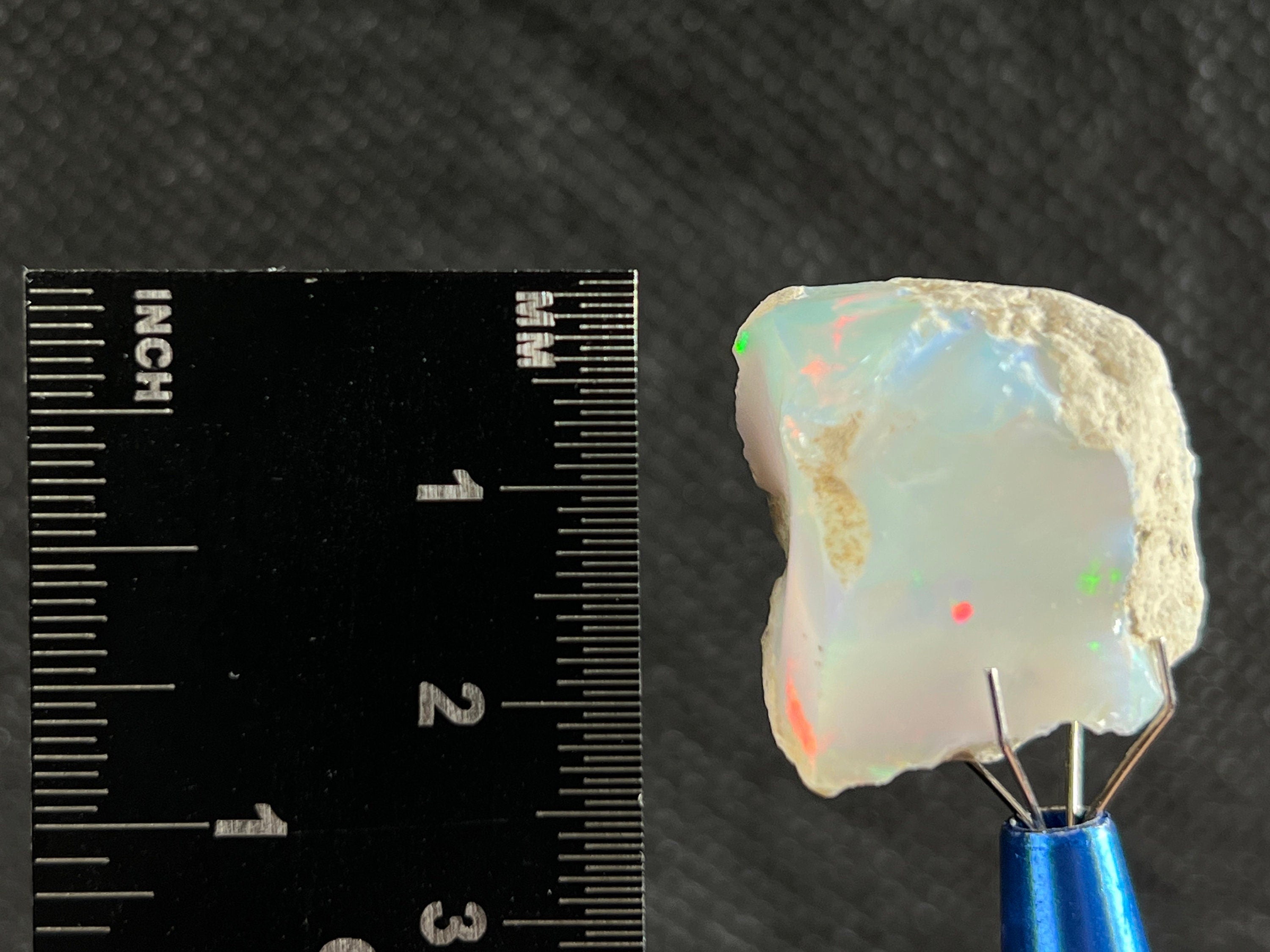 Premium 4A Welo Opal Raw Crystal - Certified Cutting Grade Opal for Jewelry Making (50610) | Ideal for Rings, Necklaces & Handcrafted Gemstone Designs