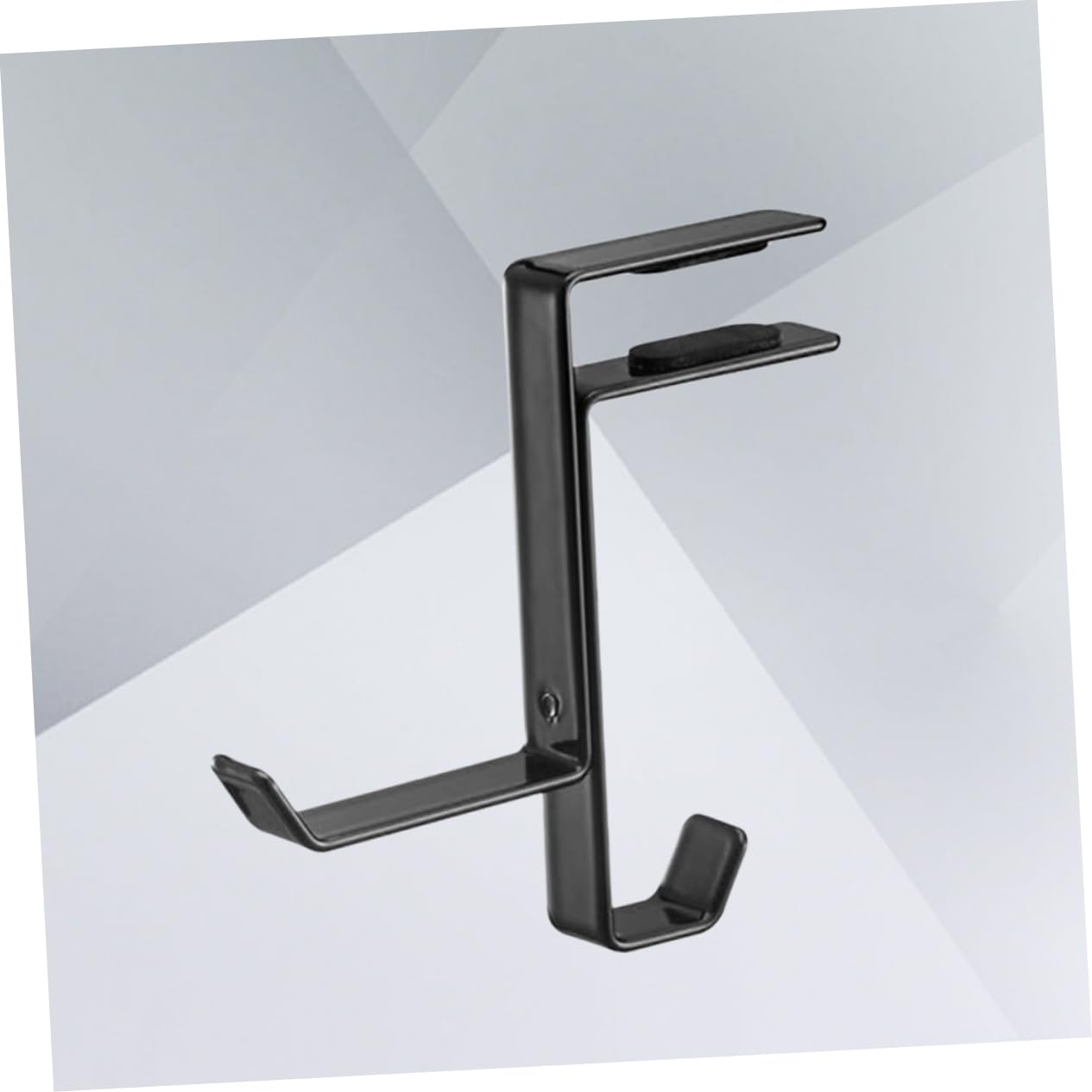 3-Piece Metal Headset Shelf Rack - Space-Saving Headphone Holder & Earphone Stand for Desk Mount, Wall Mount, or Closet Organization - Perfect for Gaming, Office, and Home Use