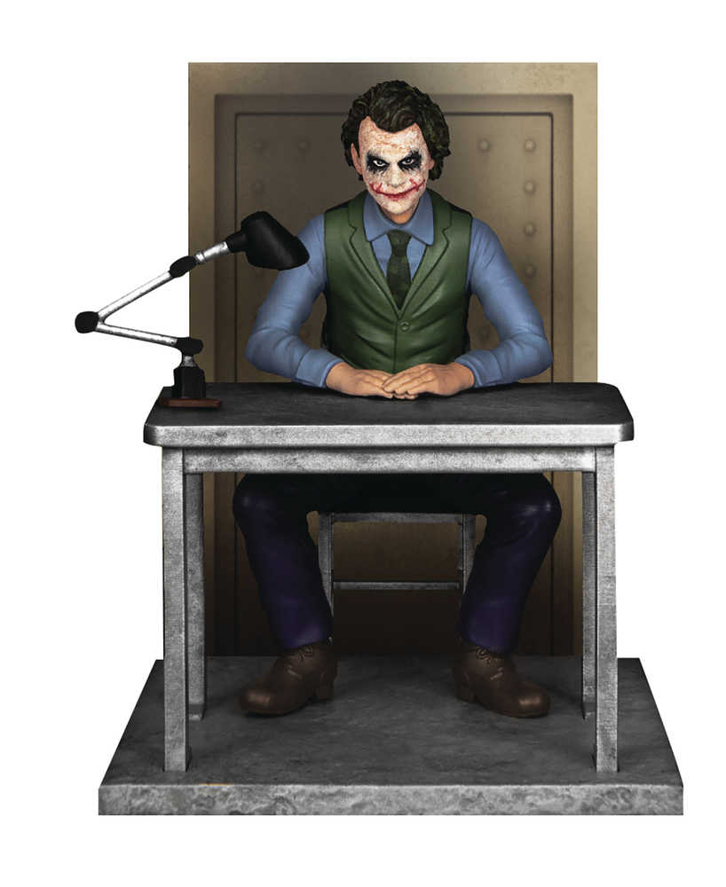 Dark Knight Trilogy Joker 6-inch Statue - Premium Collectible Figure for Movie Fans & DC Comics Enthusiasts | Perfect for Display, Gifts, and Home Decor