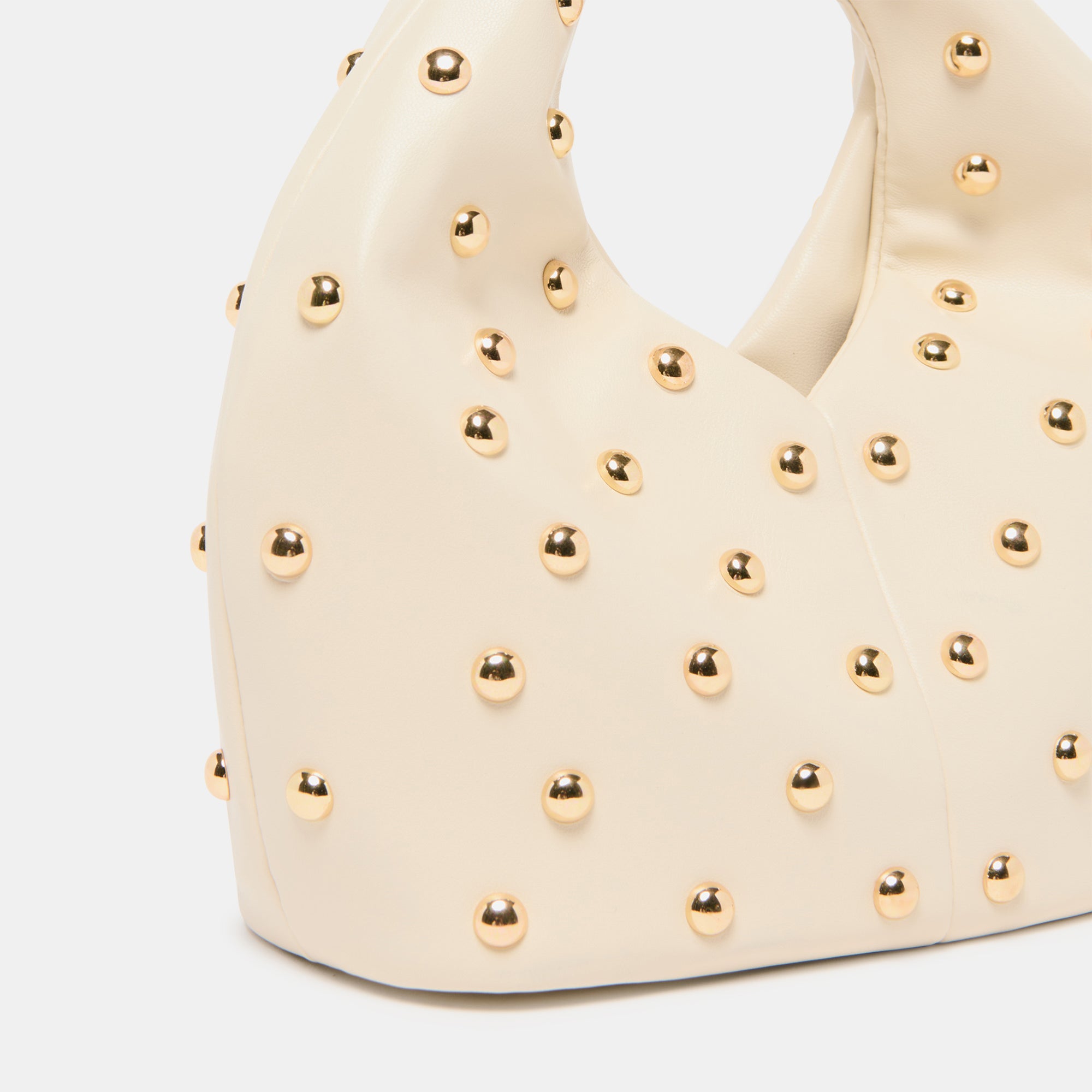 DAHLIA Women's Leather Handbag Cream Color - Stylish & Durable Shoulder Bag for Work, Travel & Everyday Use | Stella Collection