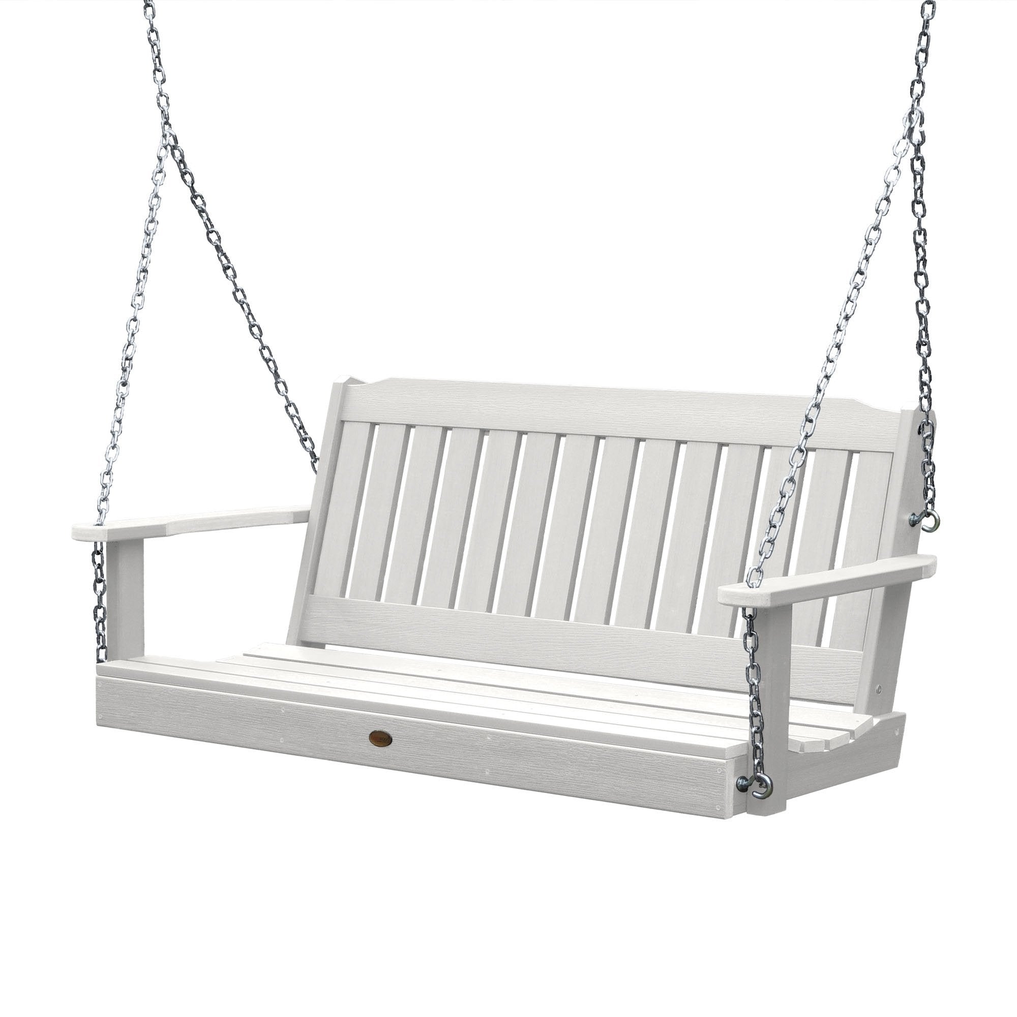 Refurbished Lehigh 5ft Porch Swing - Outdoor Patio Furniture for Relaxing in Garden, Backyard, or Deck