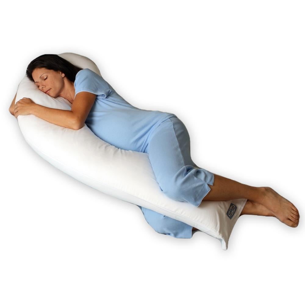 Full Body Pillow for Adults - Extra Long Comfort Pillow for Side Sleepers, Pregnancy Support & Back Pain Relief - Perfect for Bed, Couch & Travel