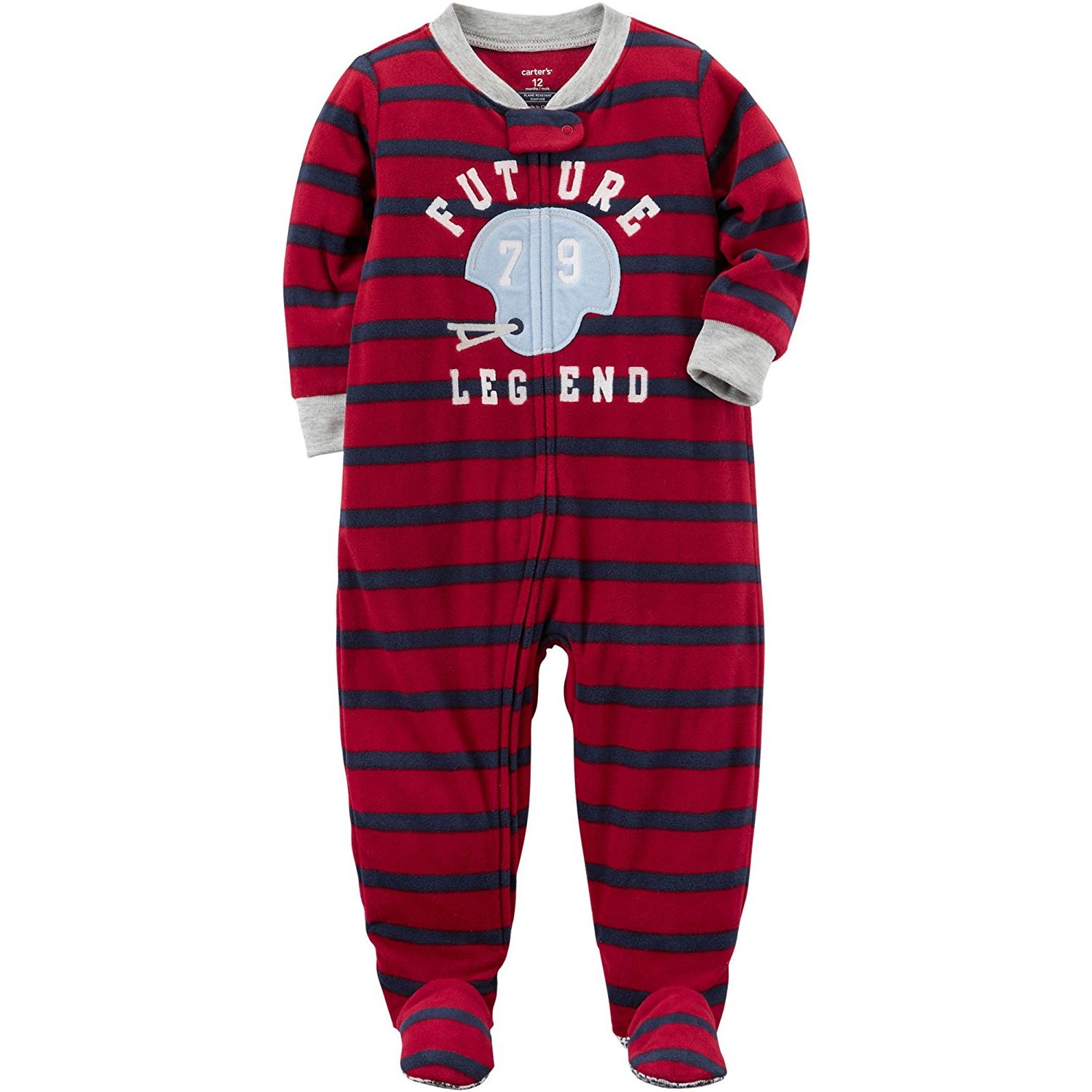 Carters Little Boys' Fleece Pajama Set with Helmet Design - Soft & Warm Winter Sleepwear for Toddlers & Kids - Perfect for Bedtime, Lounging & Holiday Photos