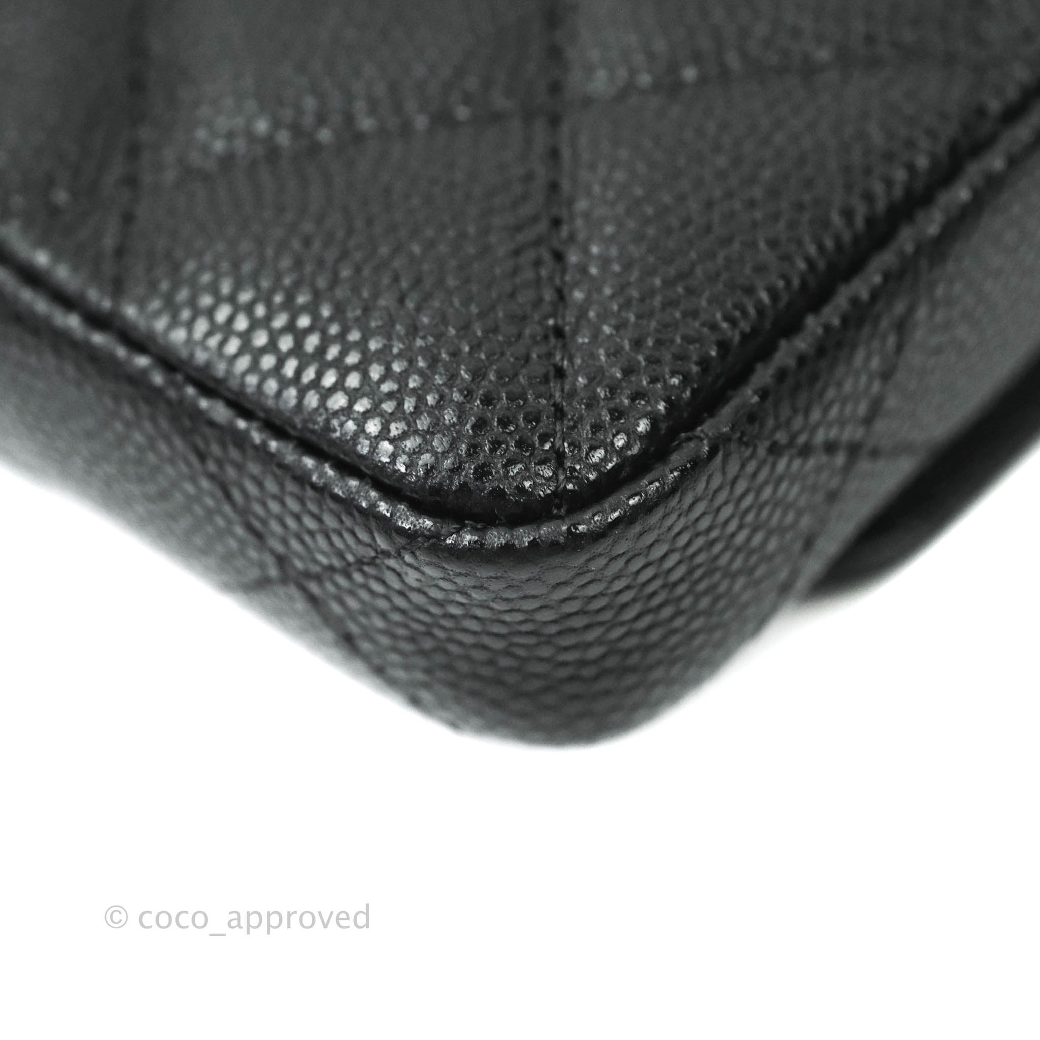 Chanel Classic Flap Belt Bag in Black Caviar Leather with Gold Hardware - Luxury Crossbody Bag for Women, Perfect for Everyday Wear & Special Occasions
