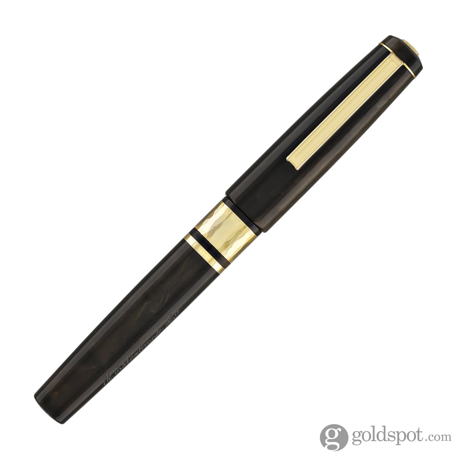 Esterbrook Model J Chatoyant Acrylic Fountain Pen - Pumpkin Latte with Gold Trim | Premium Writing Instrument for Journaling, Calligraphy & Gift Giving