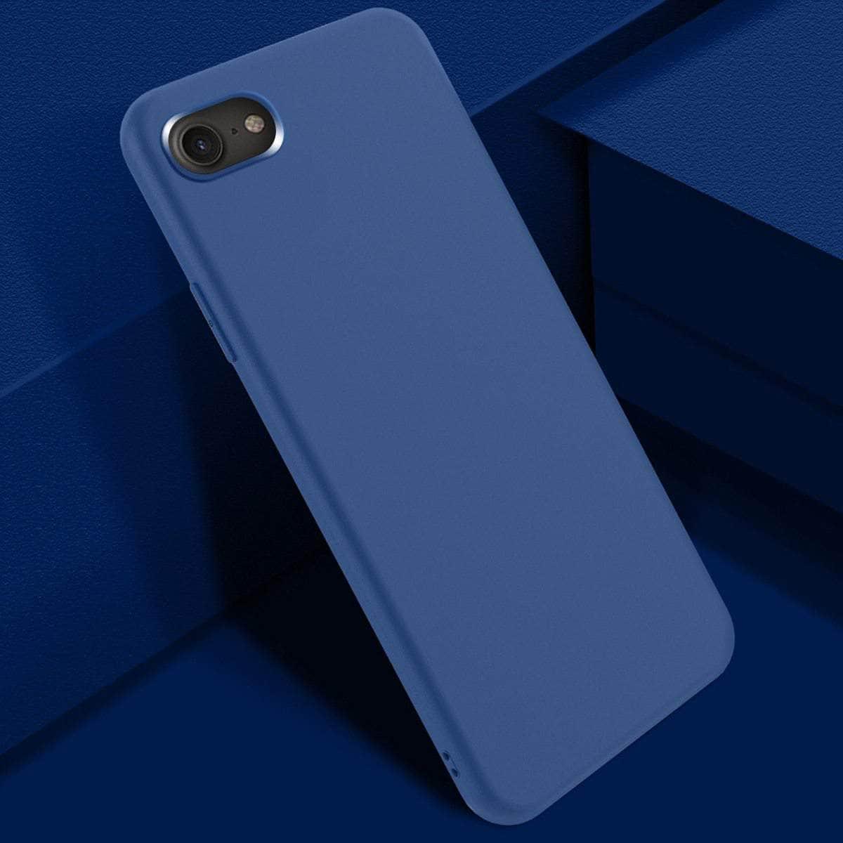 iPhone SE 2020 Case - Soft Silicone Candy Color Protective Cover with Velvet Matte Finish | Perfect for Everyday Use & Gift Giving