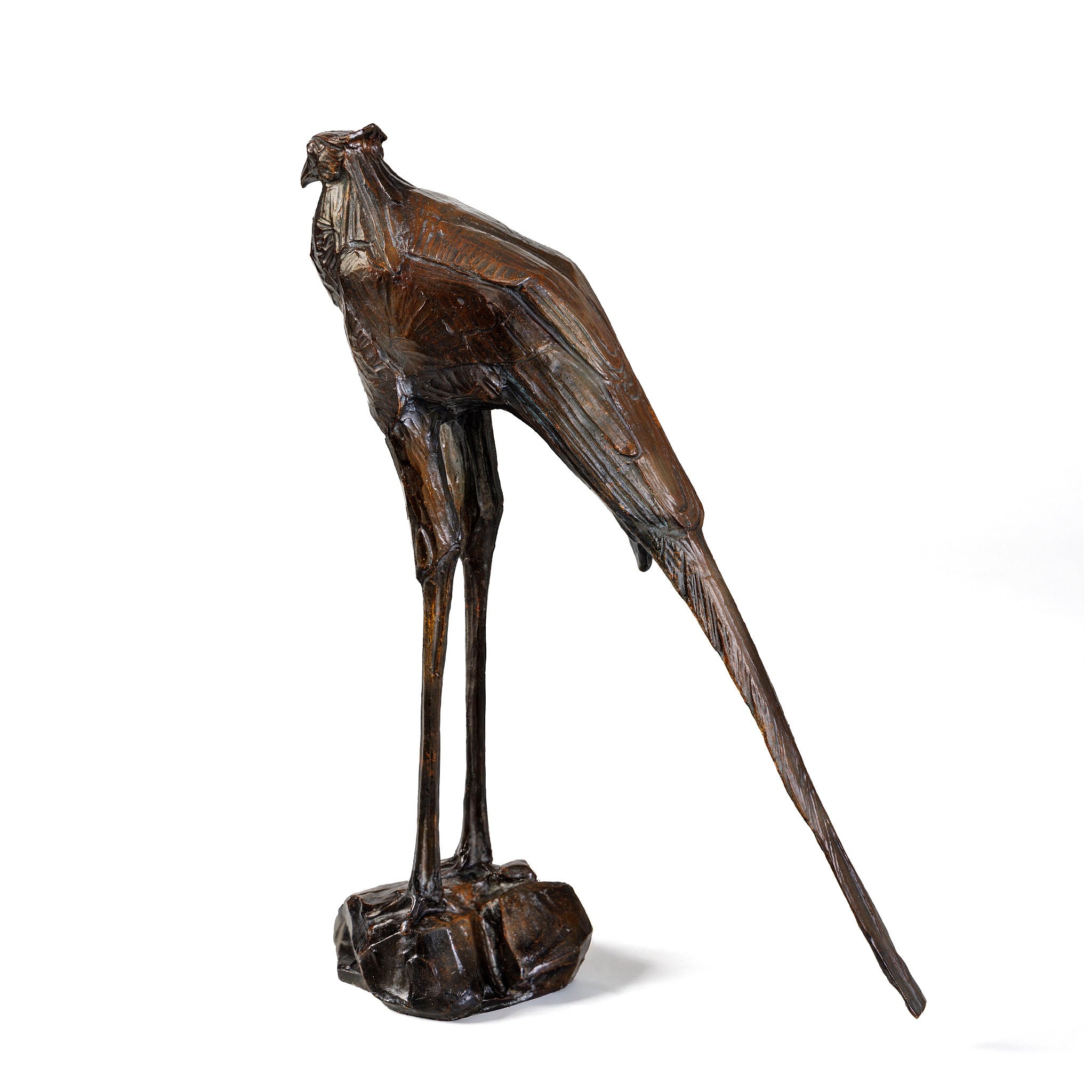 Rembrandt Bugatti Female Serpentaire Bronze Sculpture - Art Deco Animal Statue for Home Decor, Office Display & Collector's Item