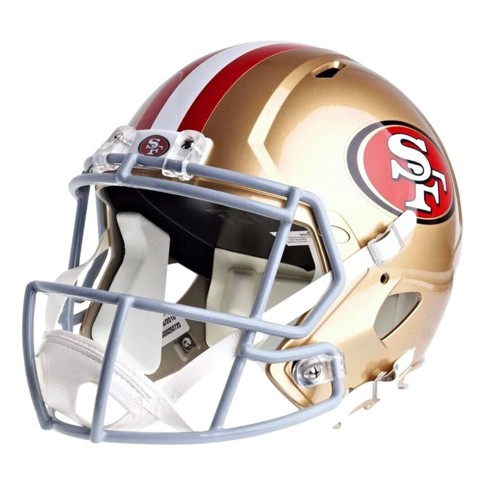 George Kittle Autographed San Francisco 49ers Full Size Speed Helmet - BAS Certified Signed Football Collectible - Perfect for NFL Fans, Sports Memorabilia Displays & Man Cave Decor