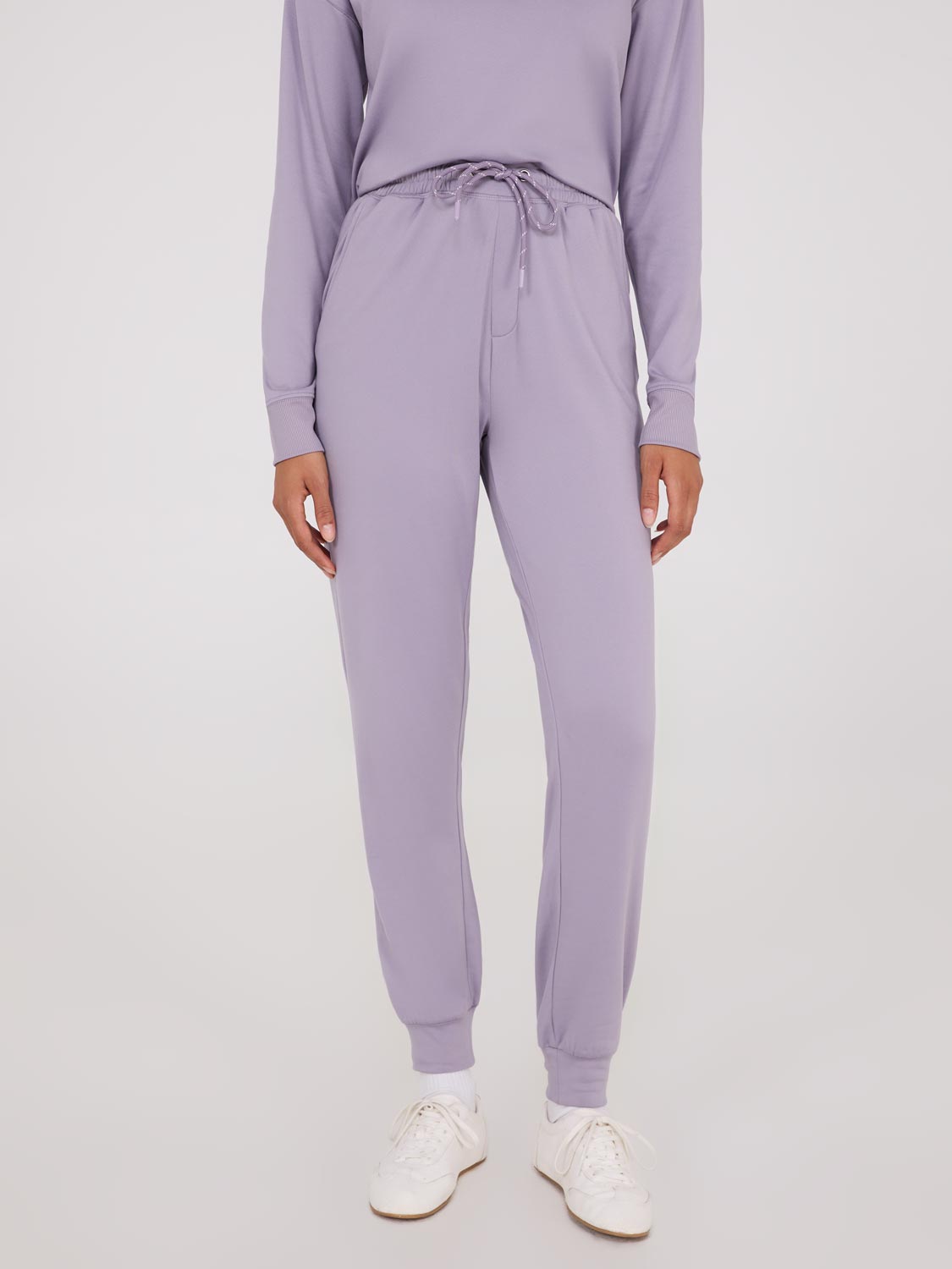 Lightweight Fleece Joggers for Women & Men - Cozy Winter Lounge Pants with Elastic Waistband - Perfect for Home, Yoga, Travel & Casual Wear