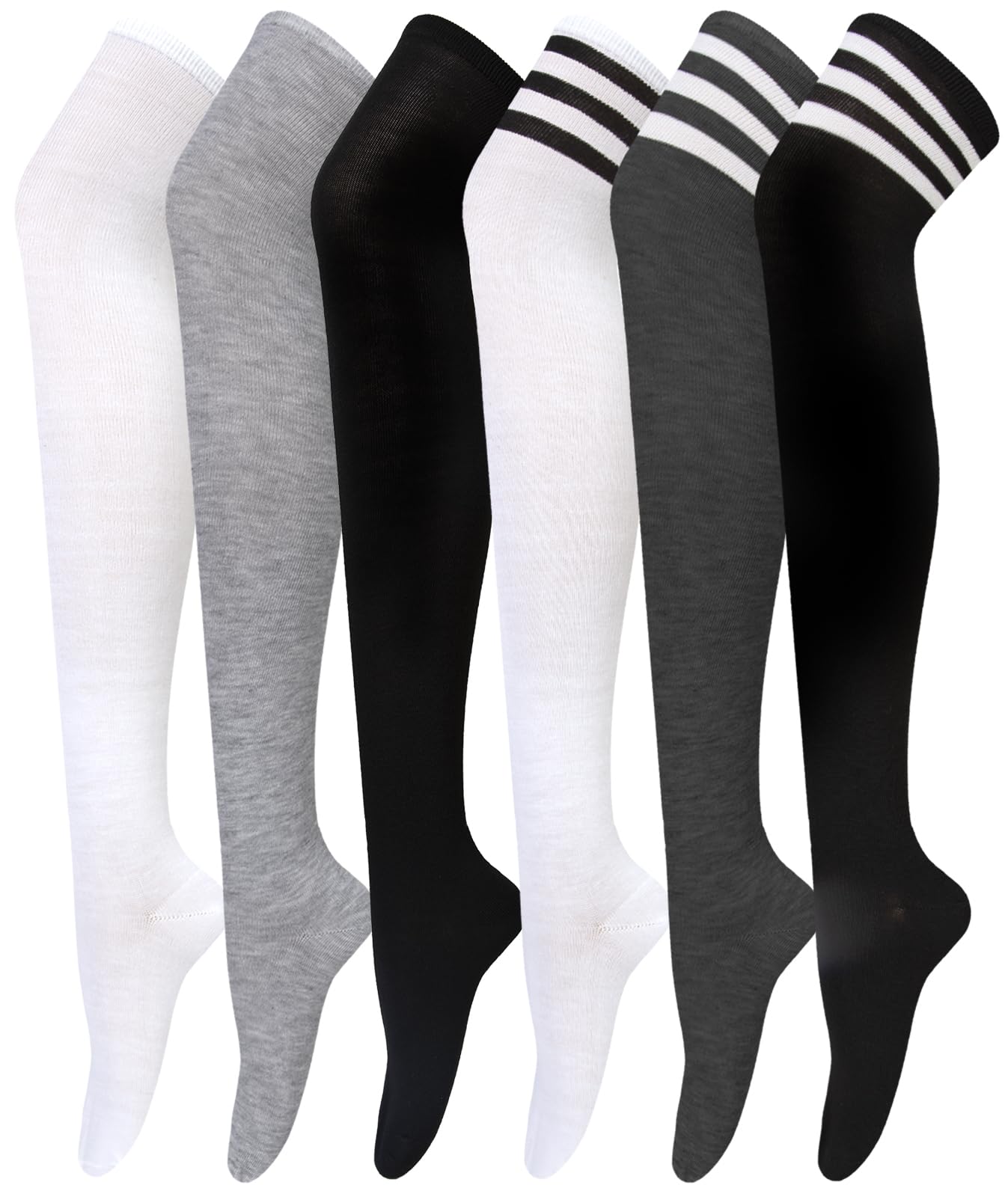 Women's Thigh High Socks - Casual Over The Knee Stockings for Anniversaries & Holidays - Perfect for Christmas Gifts, Party Outfits and Winter Fashion
