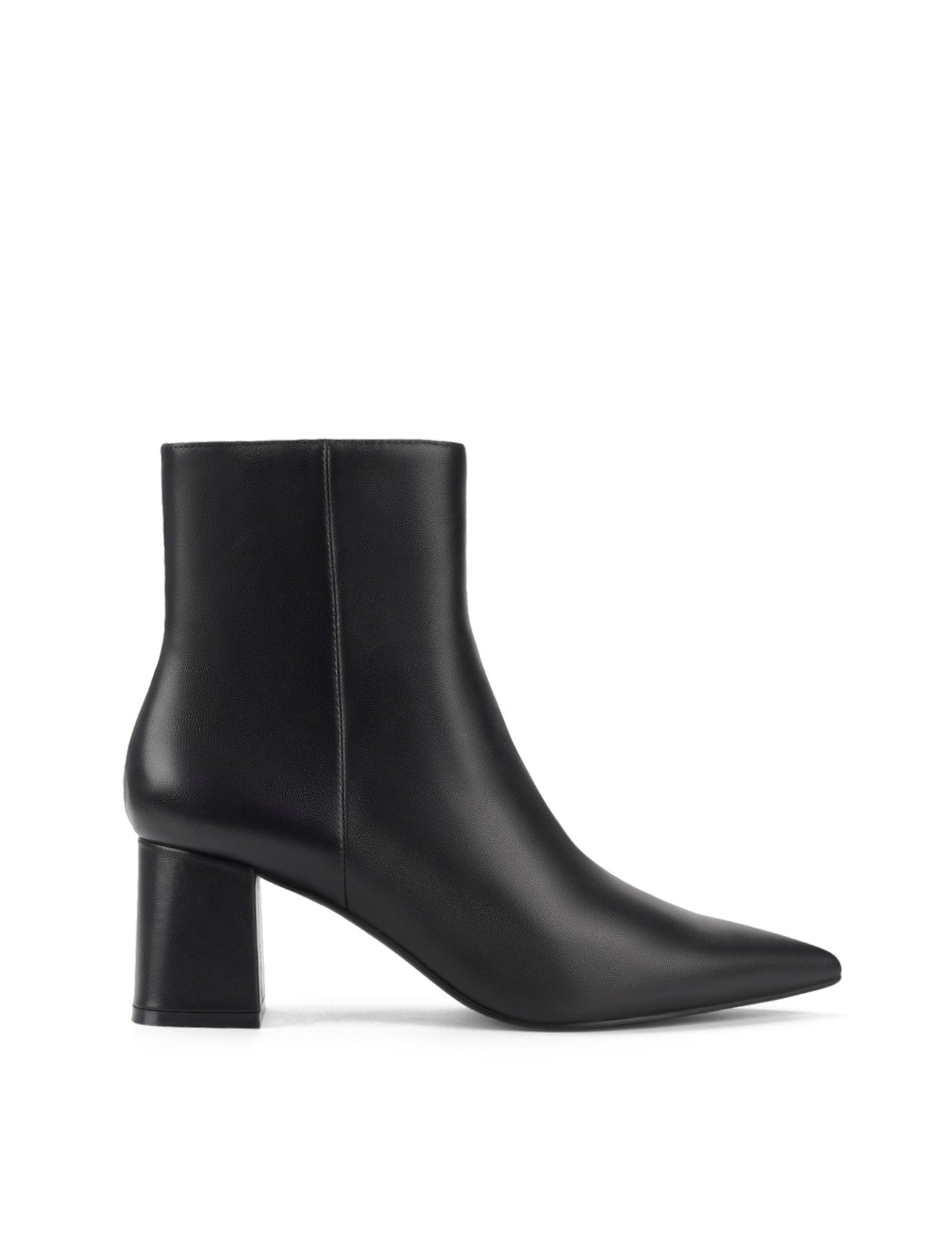 Yates Women's Black Leather Ankle Boots - Comfortable & Stylish for Casual Wear, Office & Outdoor Activities