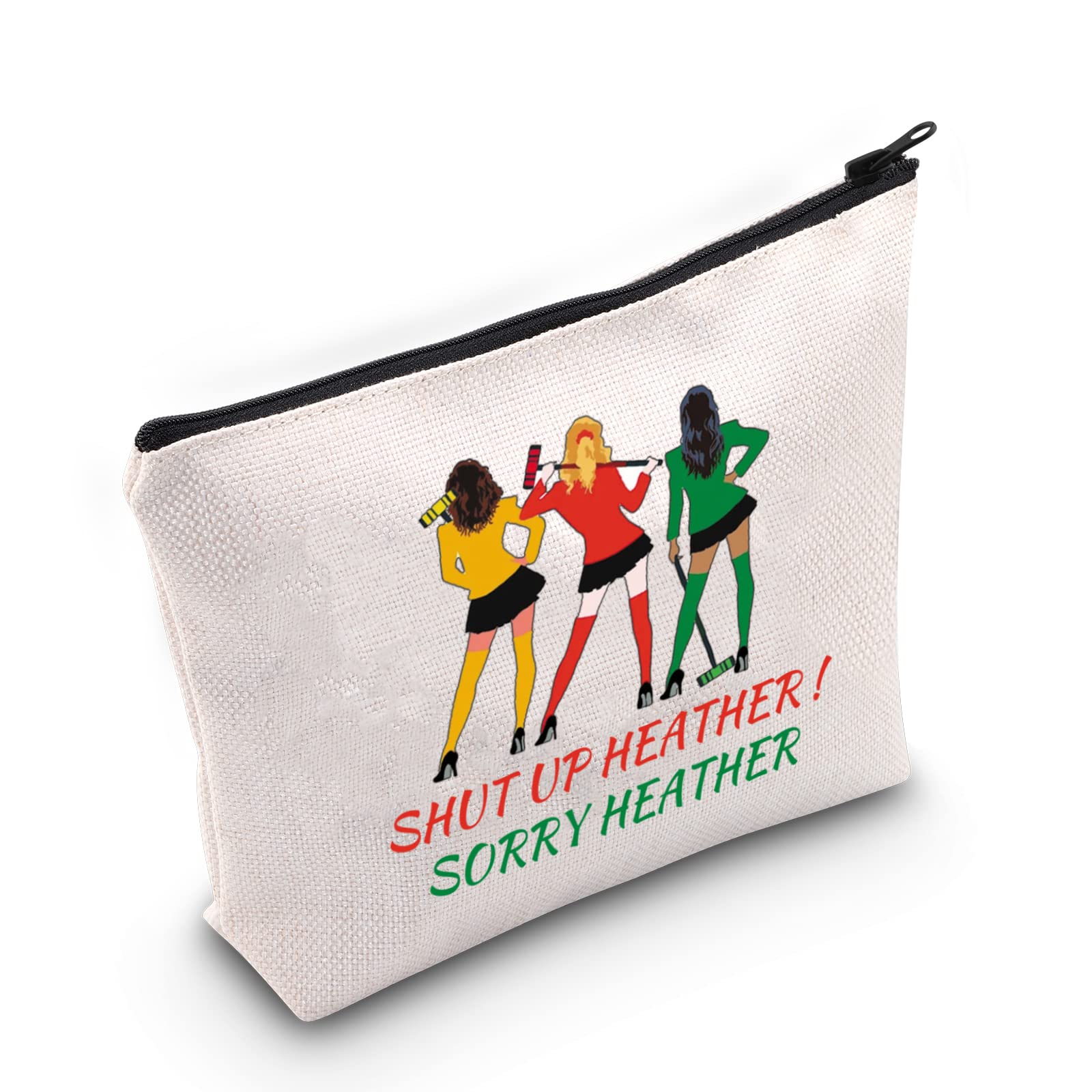 Heathers Musical Survival Kit - Shut Up Heather Sorry Heather Makeup Bag with Zipper - Musical Lover Toiletry Pouch for Cosmetics & Travel Essentials (Heather) - Perfect for Theater Fans, Gift Ideas & Daily Organization