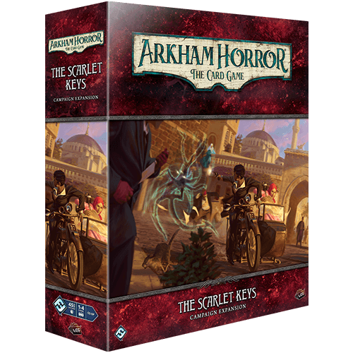 Arkham Horror: The Card Game - The Scarlet Keys Campaign Expansion | Horror Adventure Board Game for Adults | Perfect for Game Nights & Horror-Themed Parties