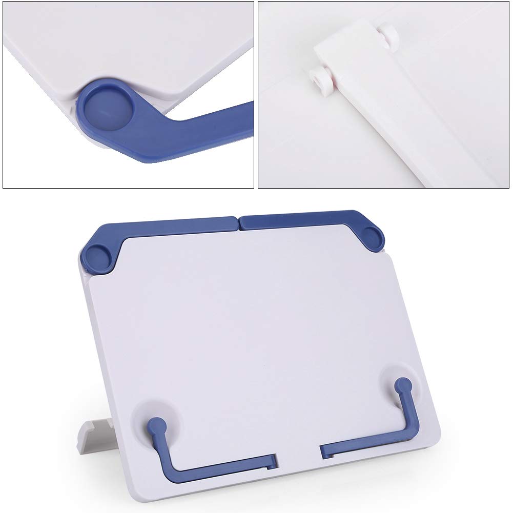Adjustable ABS Plastic Desk Music Stand - Portable Tabletop Sheet Music Holder for Musicians, Students, and Performers - Perfect for Piano, Violin, and Choir Practice at Home or School