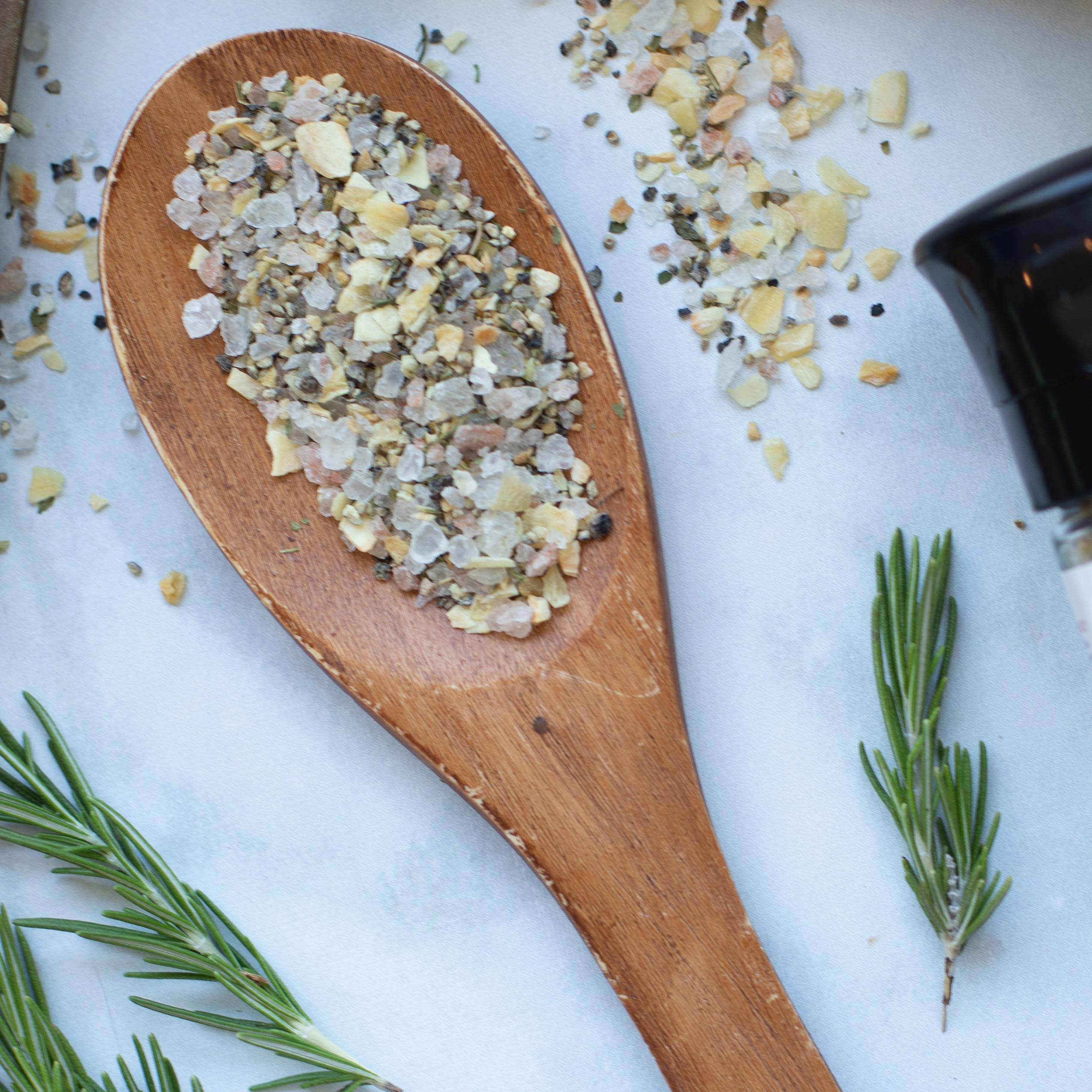 Redmond Real Sea Salt - Natural Unrefined Organic, Gluten-Free Coarse Salt with Grinder (Lemon Pepper & Garlic Pepper) | Perfect for Cooking, Seasoning & Gourmet Meals
