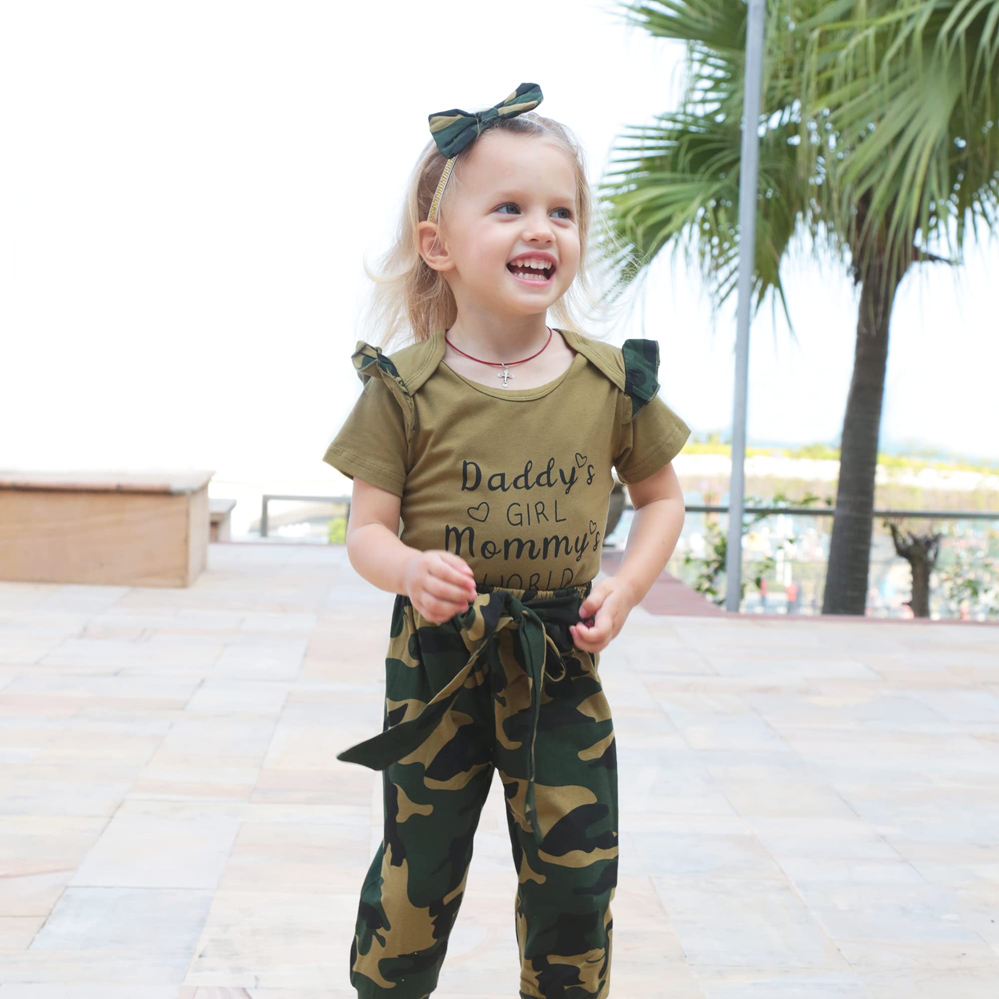 Renotemy Newborn Baby Girl Summer Outfits - Cute Infant Romper & Pants Set for Toddlers | Perfect Gift for Baby Showers & Summer Photoshoots