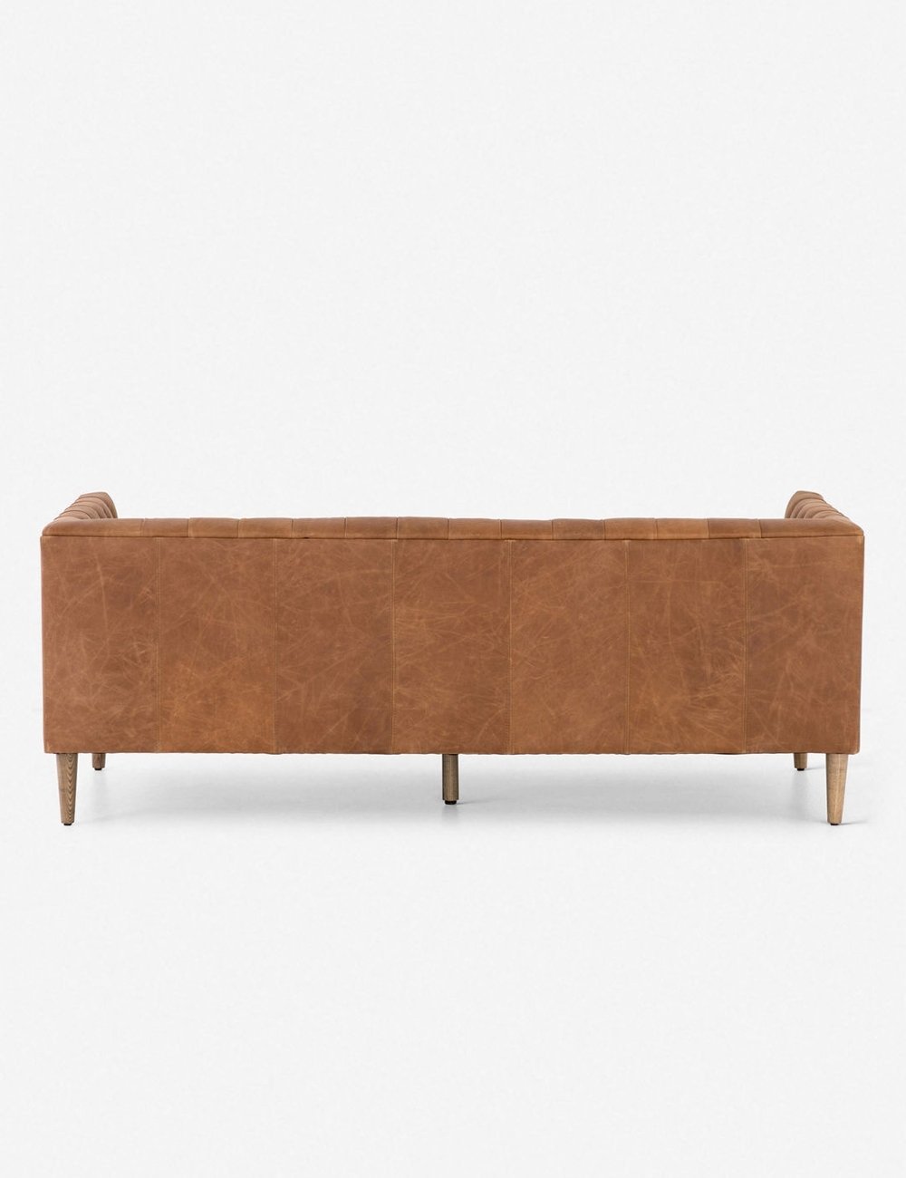 Breanne Genuine Leather Sofa - Modern Comfortable Couch for Living Room, Office & Lounge - Premium Quality Leather Sofa for Home Decor & Relaxation