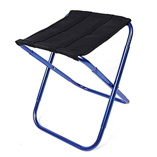 Ultralight Aluminum Alloy Folding Chair - Portable Outdoor Camping Chair with Unique Hinge Design for Beach, Fishing, BBQ, Picnic & Road Trips - Compact & Durable Travel Stool for Backpacking, Hiking & Tailgating