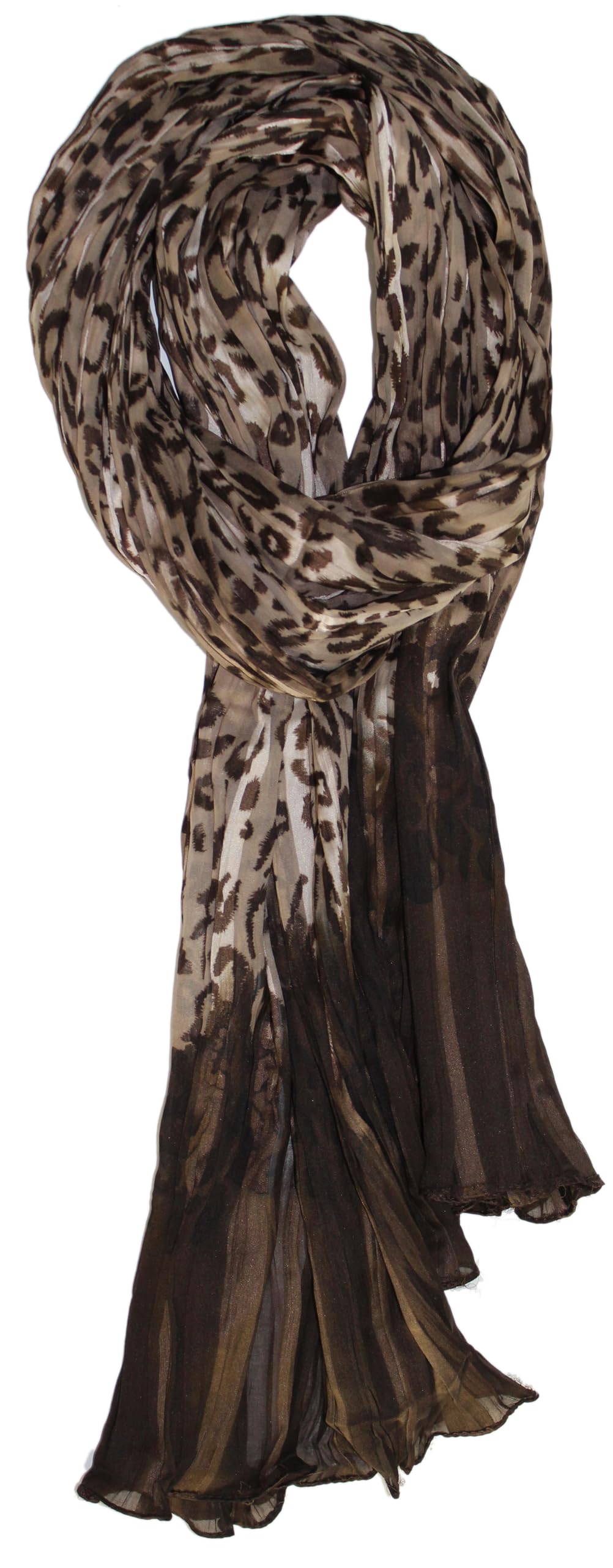 Luxury Leopard Print Scarf - Elegant Fashion for Women
