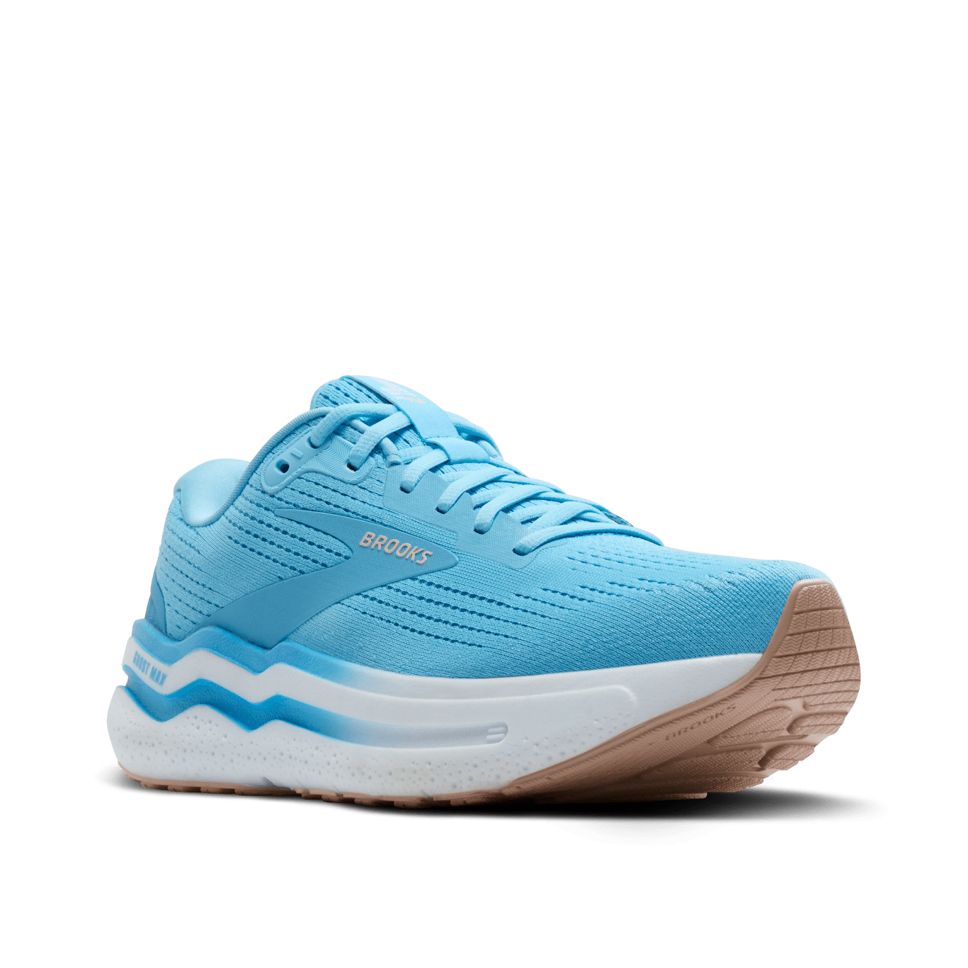 Brooks Ghost Max 2 Women's Running Shoes (B Width) - Baltic Sea/Bonnie Blue/Peak - Cushioned Support for Long Distance Running & Daily Training