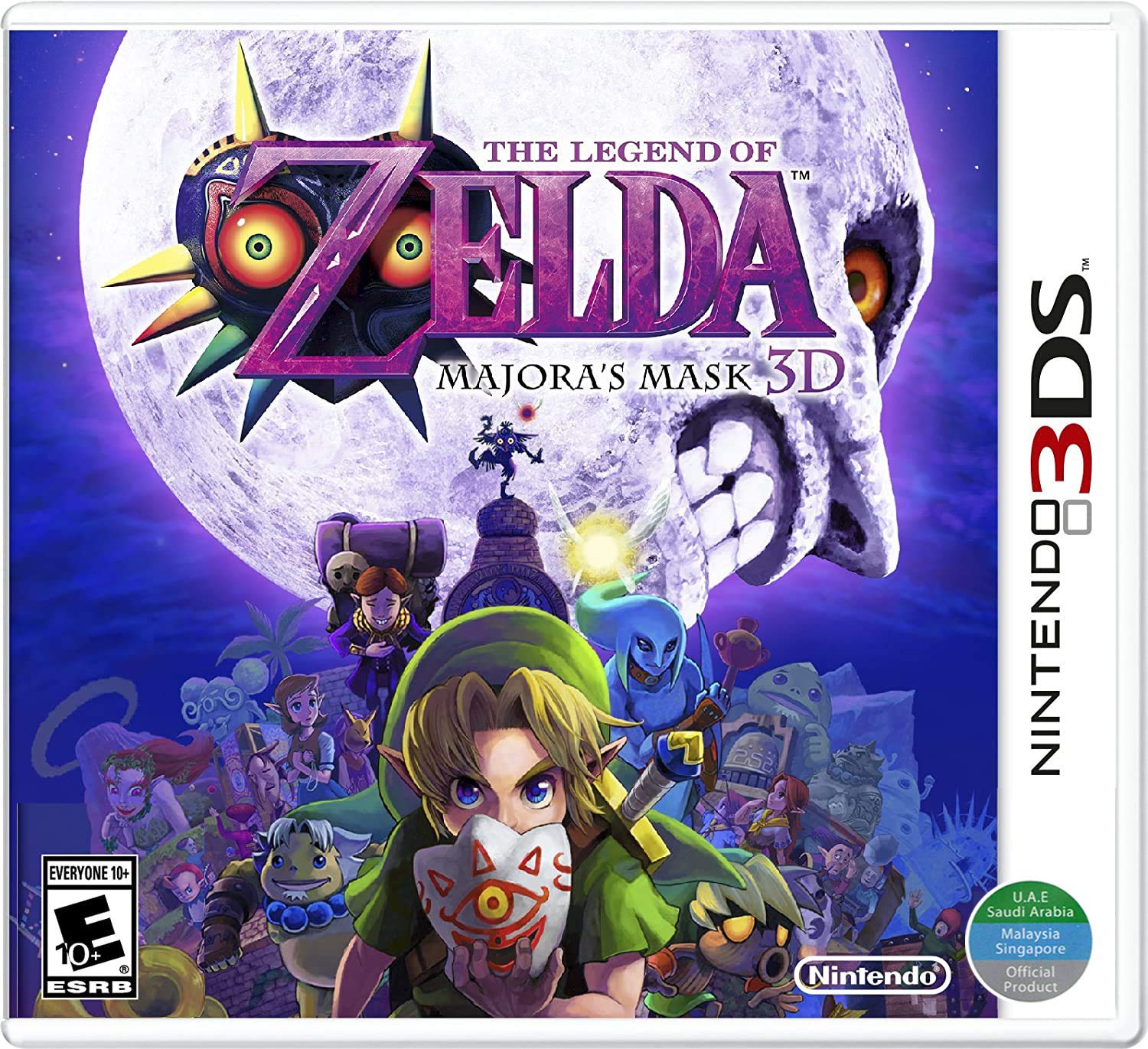 The Legend of Zelda: Majora's Mask 3D - Nintendo 3DS Game [Asia/World Edition] - Adventure RPG for Gamers - Perfect for Travel & Home Entertainment