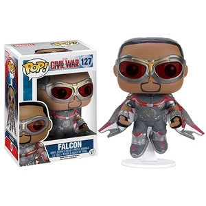 Captain America: Civil War Falcon Pop! Vinyl Figure #127 - Marvel Collectible for Display & Gifts
