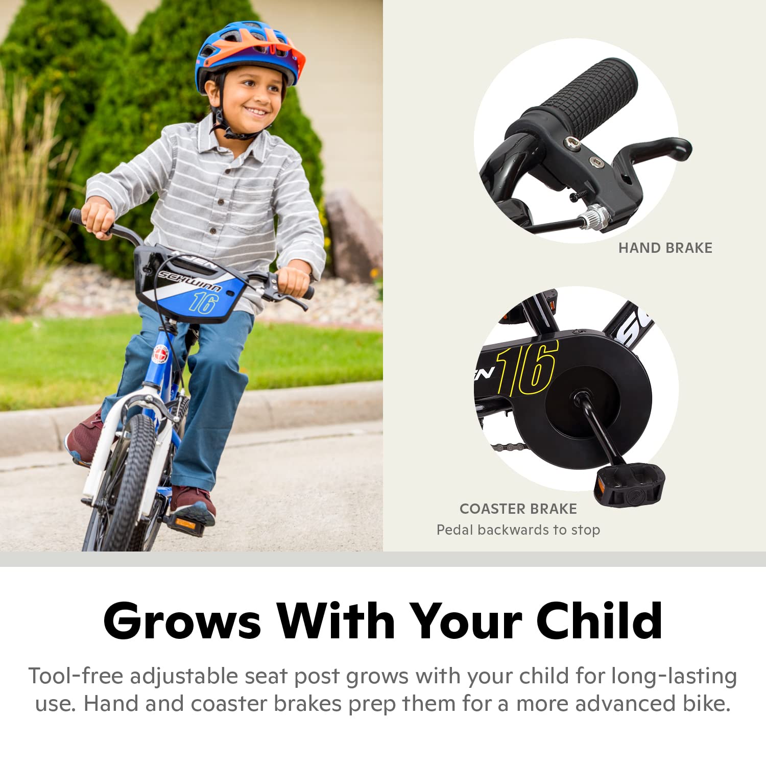 Schwinn Koen & Elm BMX Style Kids Bike for Boys and Girls - 12 to 18 Inch Wheels with Training Wheels - Includes Basket or Number Plate - Perfect for Ages 2-9 Years (28-52 Inch Height) - Ideal for Neighborhood Rides, Park Adventures & Learning to Cycle