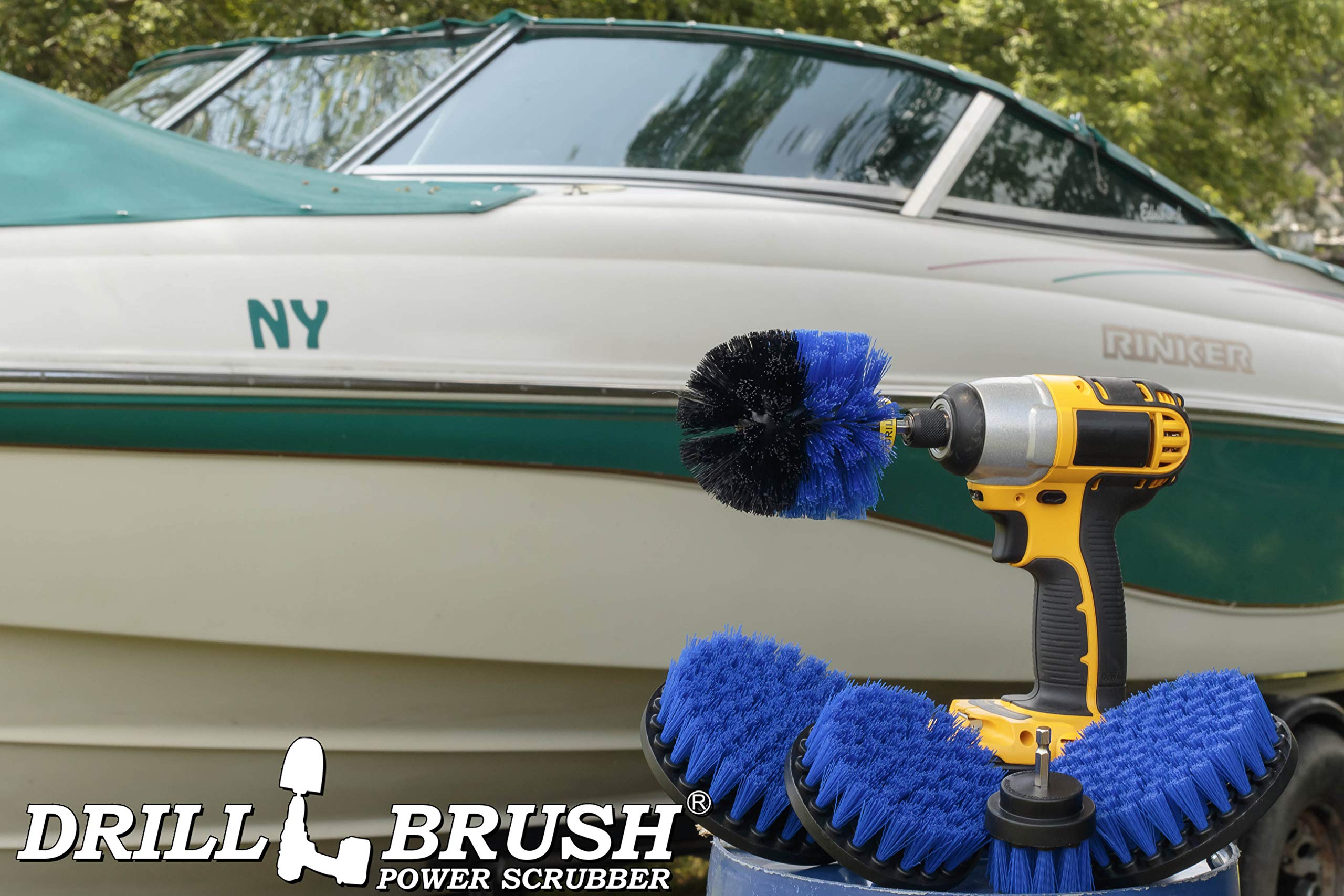 **Boat Cleaning Brush Set - Heavy Duty Boat Hull Scrubber, Deck Brush & Barnacle Remover - Marine Grade Boat Scrubber Tools for Hull, Deck & Fish Tank Cleaning - Perfect for Boats, Yachts & Aquariums**