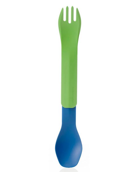 Humangear Go Bites Duo - Compact Travel Utensil Set with Fork & Spoon - Perfect for Camping, Hiking, Office Lunch & On-the-Go Meals