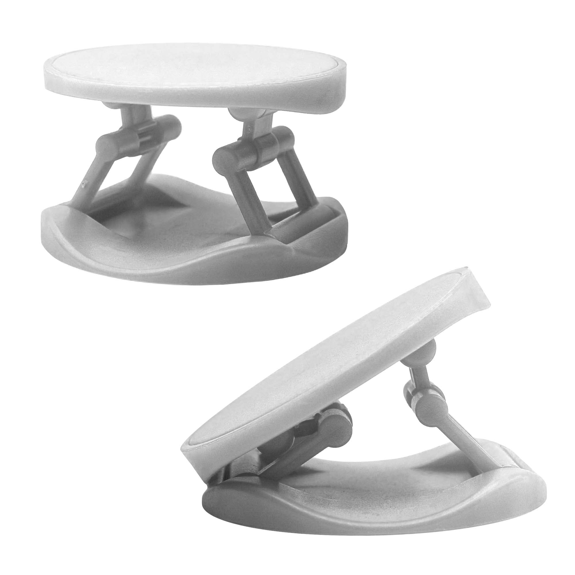 Phone Grip Stand for iPhone & Samsung - Anti-Slip White Holder for Secure One-Handed Use - Perfect for Watching Videos, Taking Photos & Gaming