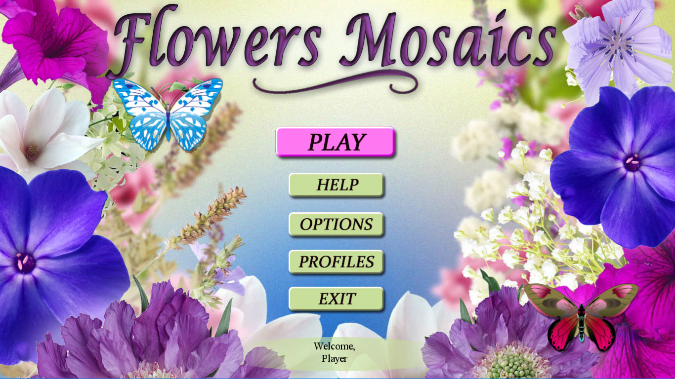 Flowers Mosaics Digital Download - Beautiful Floral Patterns for DIY Crafts, Scrapbooking & Home Decor