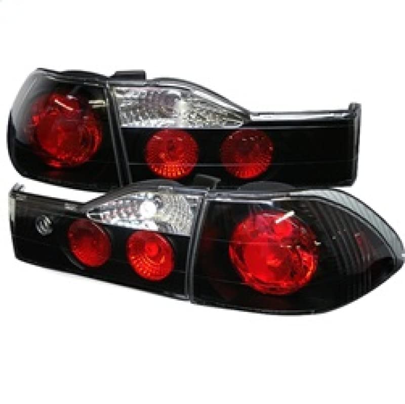 Spyder Auto 5003959 Euro Style LED Tail Lights - Black/Clear Smoke Lens - Compatible with [Vehicle Model] - Enhance Style & Visibility for Night Driving