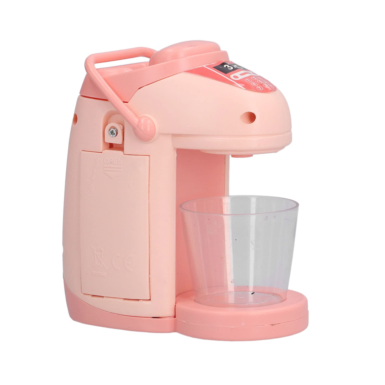 Pink Kids Toy Tea Kettle - Safe & Durable Pretend Play Kettle for Toddlers, Perfect for After School Fun, Birthday Parties & Tea Time Role Play (Pink)
