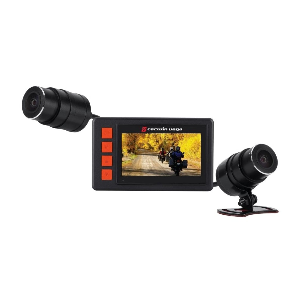 Cerwin Vega C480 Motor Sport DVR - HD 1080P Dash Cam for Cars with Night Vision, G-Sensor, Loop Recording - Perfect for Road Trips, Commuting & Vehicle Security