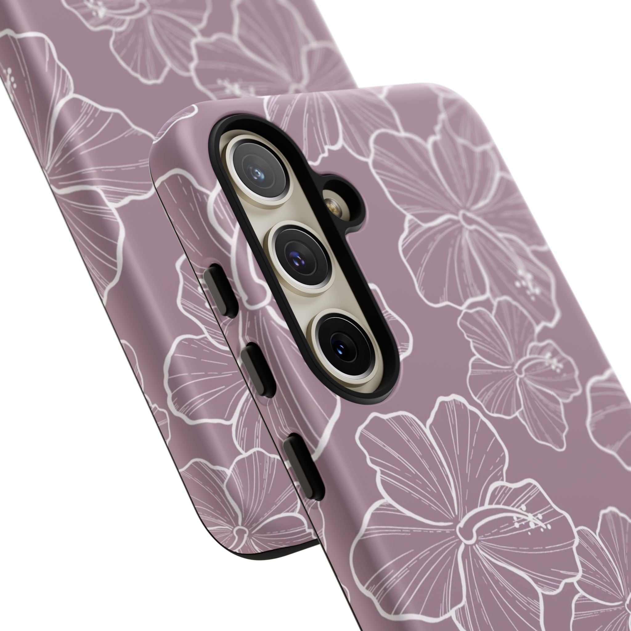 Organic Hibiscus & Lavender Scented Phone Case for Samsung Galaxy - Perfect for Relaxation, Aromatherapy & Stress Relief