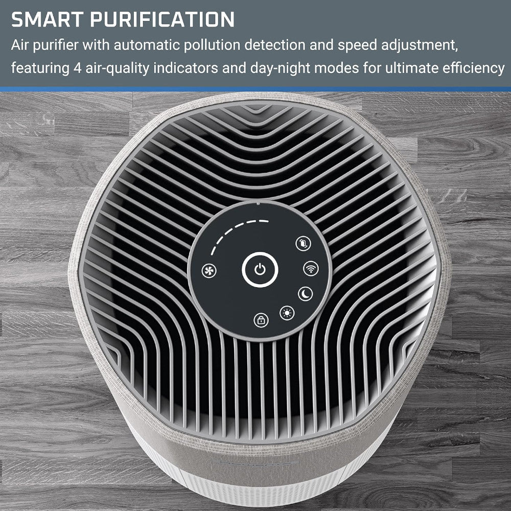 ROWENTA Pure Air City PU2840U1 Air Purifier for Home & Office - HEPA Filter, Removes Dust, Pollen & Pet Dander - Ideal for Allergies & Asthma Relief in Bedrooms, Living Rooms