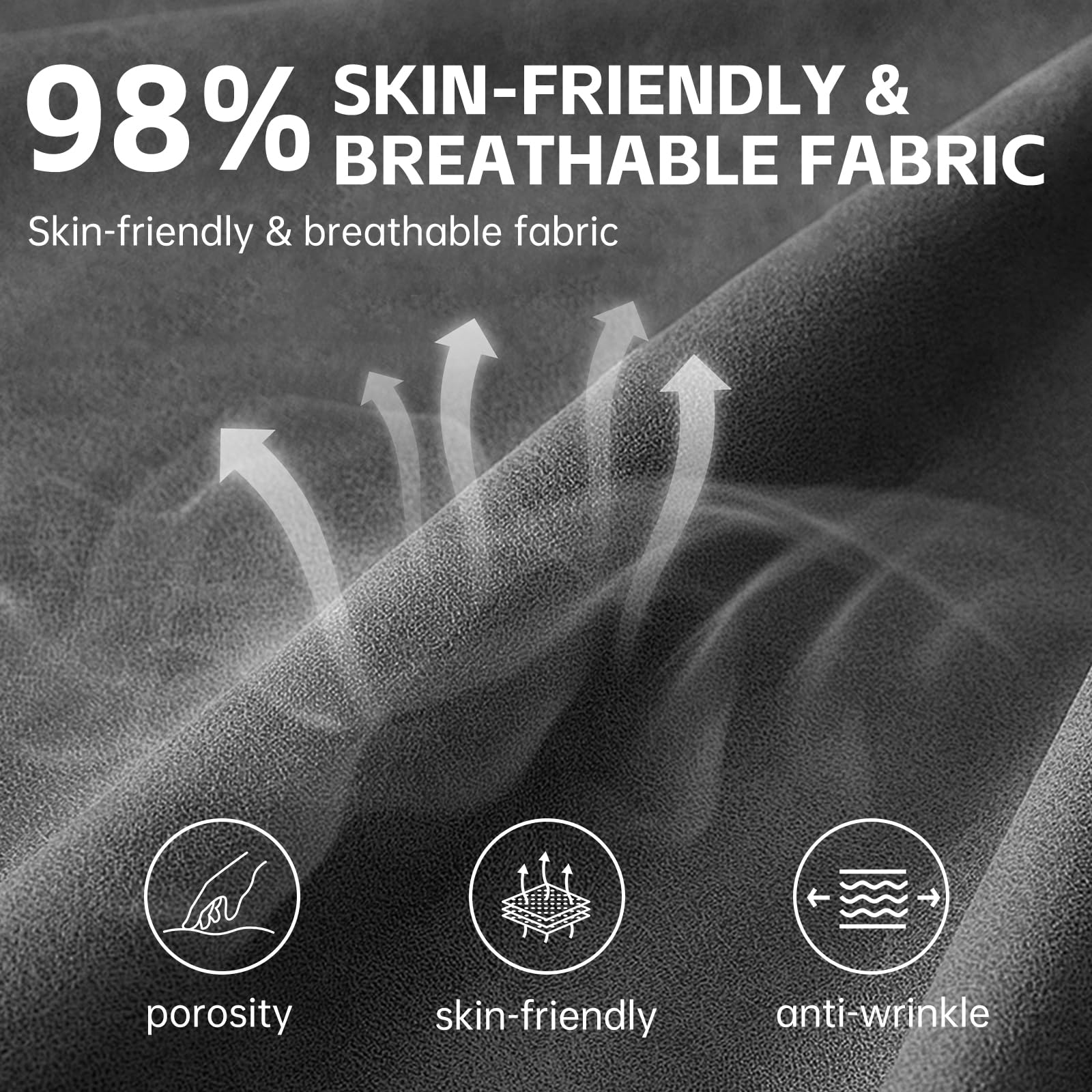 HapGIFT Ergonomic Gaming Chair with Massage Lumbar Support & Footrest - Adjustable High Back Office Computer Chair with Headrest - Breathable Technical Fabric for Adults (Black-White) - Perfect for PC Gaming, Home Office & Streaming Setup