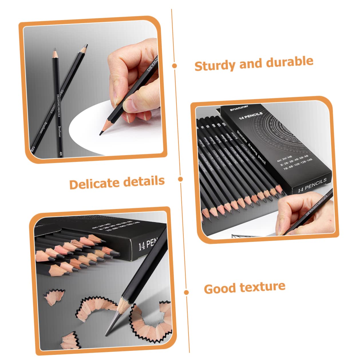 SEWACC 28-Piece Sketch Pencil Set - Professional Shading Pencils for Kids & Artists - Wooden Drawing Pencils for Sketching, Shading & Painting - Perfect for Art Classes, Home Drawing & Creative Projects