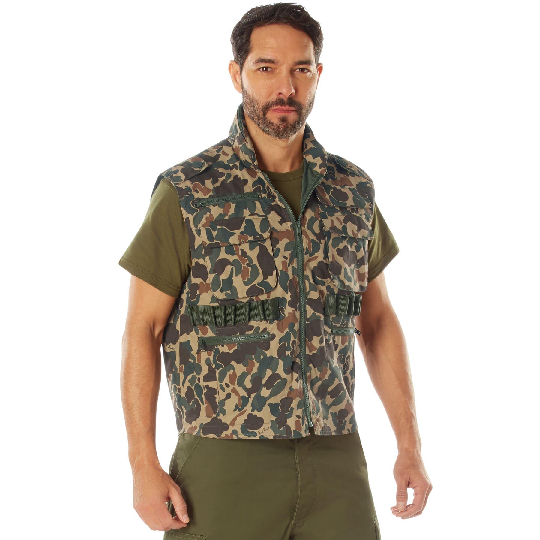 Rothco X Bear Archery Fred Bear Camo Ranger Vest - Hunting & Outdoor Gear for Archery, Camping & Tactical Use