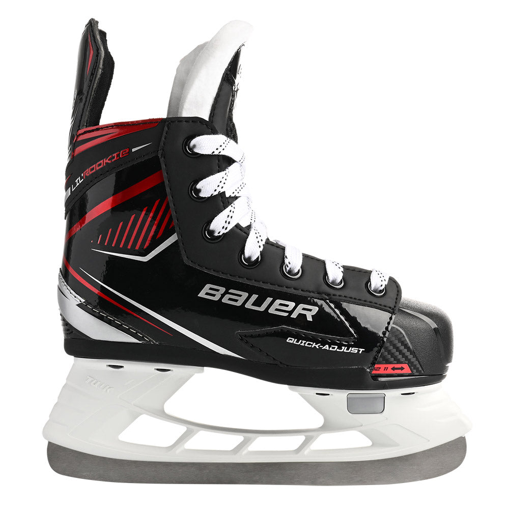 Bauer Lil' Rookie 2023 Junior Ice Hockey Skates - Youth Hockey Skates for Boys & Girls - Perfect for Beginners & Recreational Ice Skating