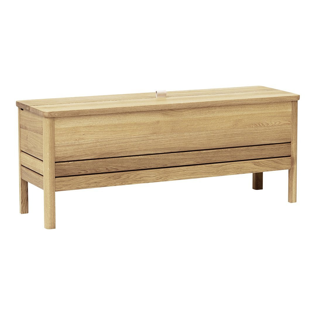 A Line Storage Bench - Stylish Entryway Bench with Hidden Storage for Shoes & Coats | Perfect for Hallway, Bedroom, or Mudroom Organization