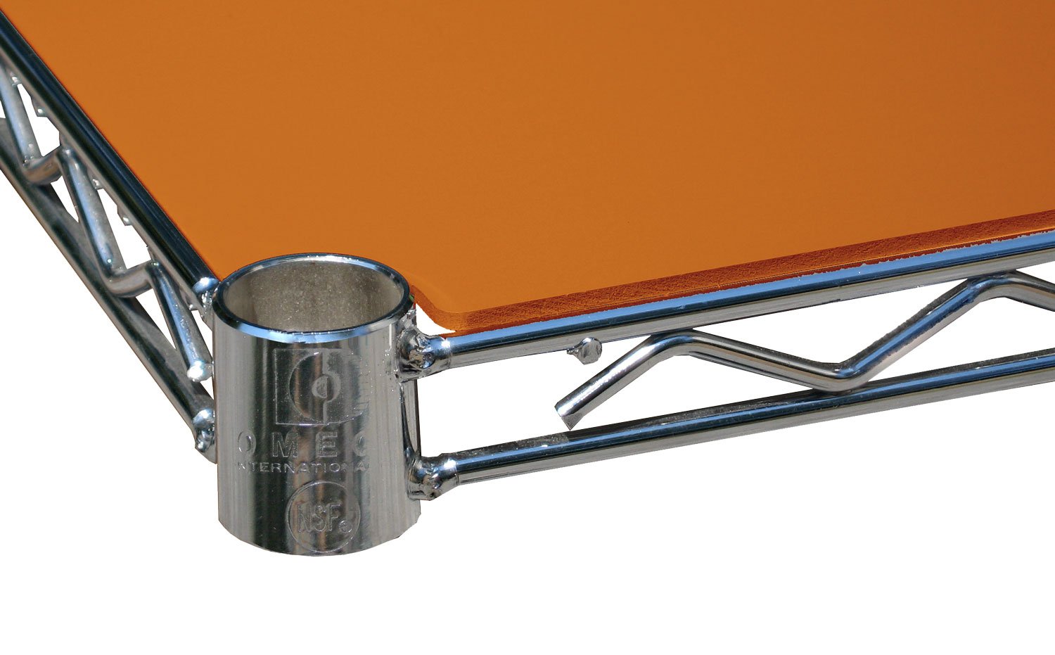4 Pack Non-Slip Orange Shelf Liner - 12